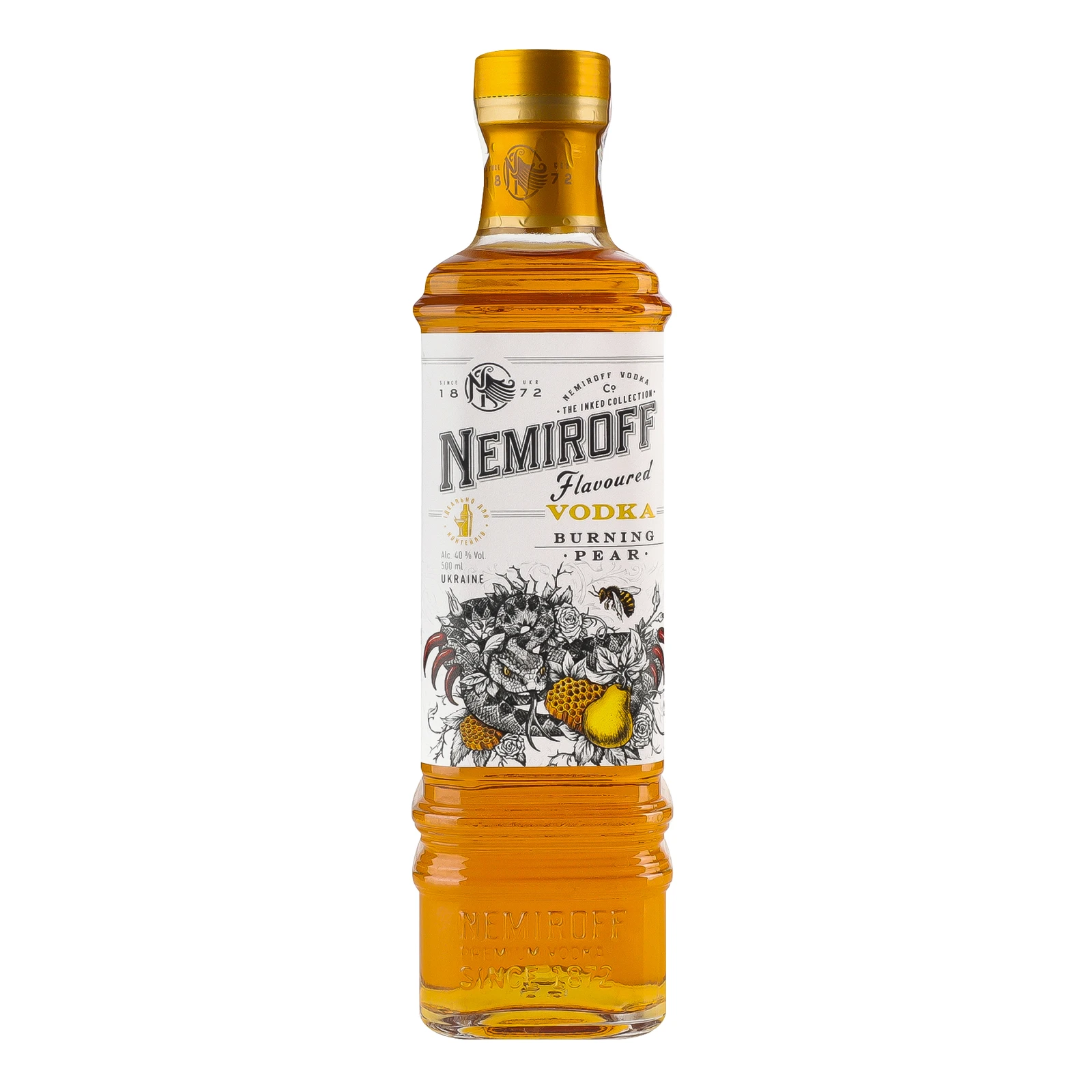Настоянка Nemiroff Burning Pear 40% 0.5л Фото №:1