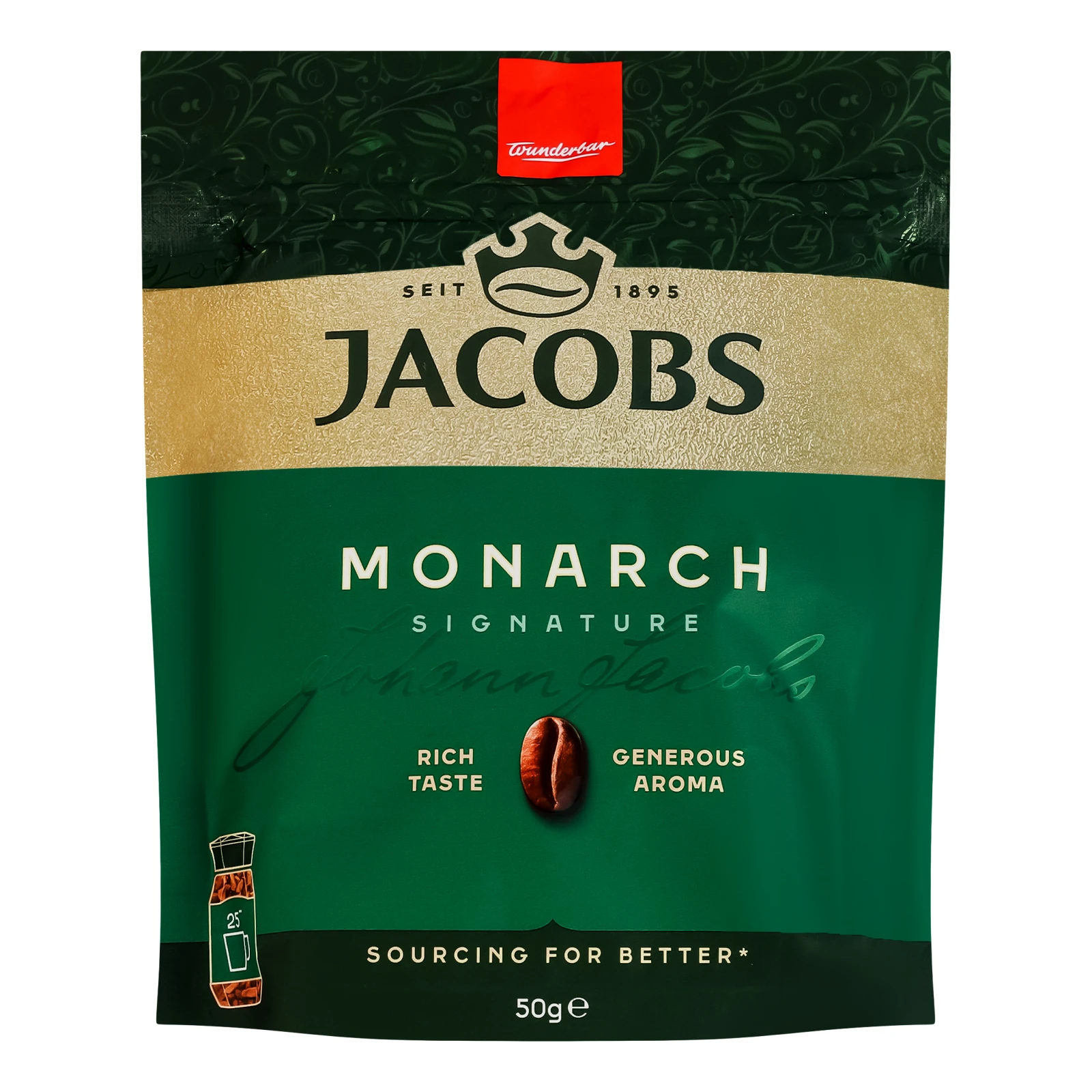 Кава Jacobs Monarch розчинна сублімована 50г