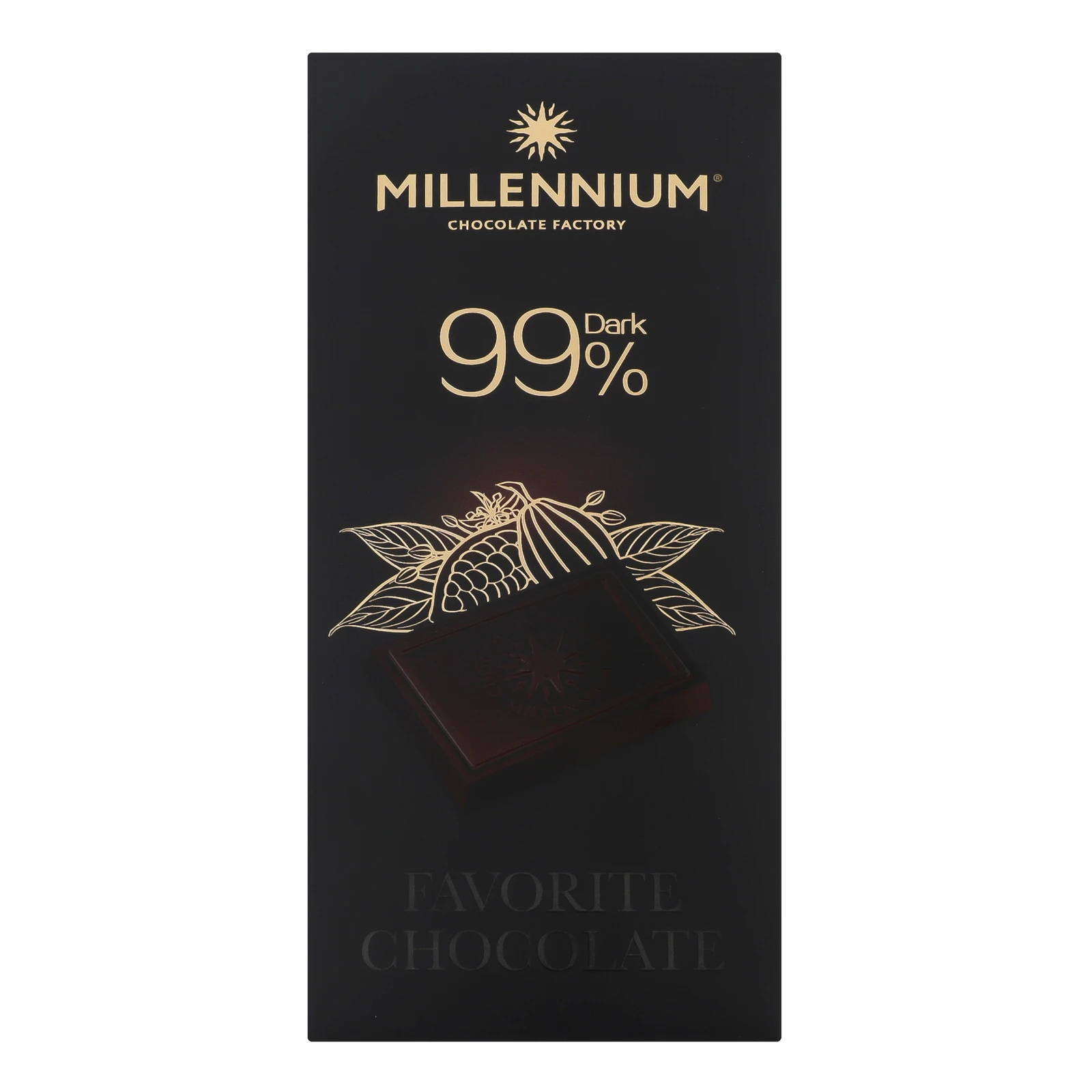 Шоколад Millennium Favorite чорний 99% 100г Фото №:1