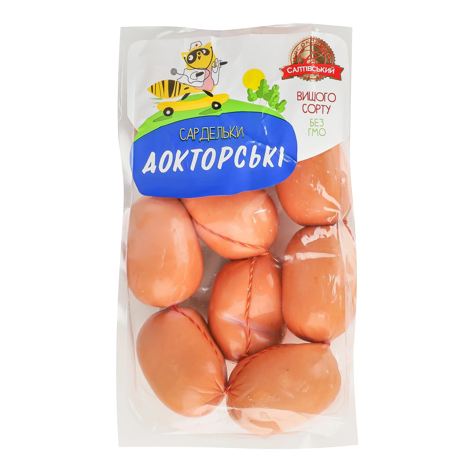 Сардельки Салтівський М'ясокомбінат Докторські кг Фото №:1