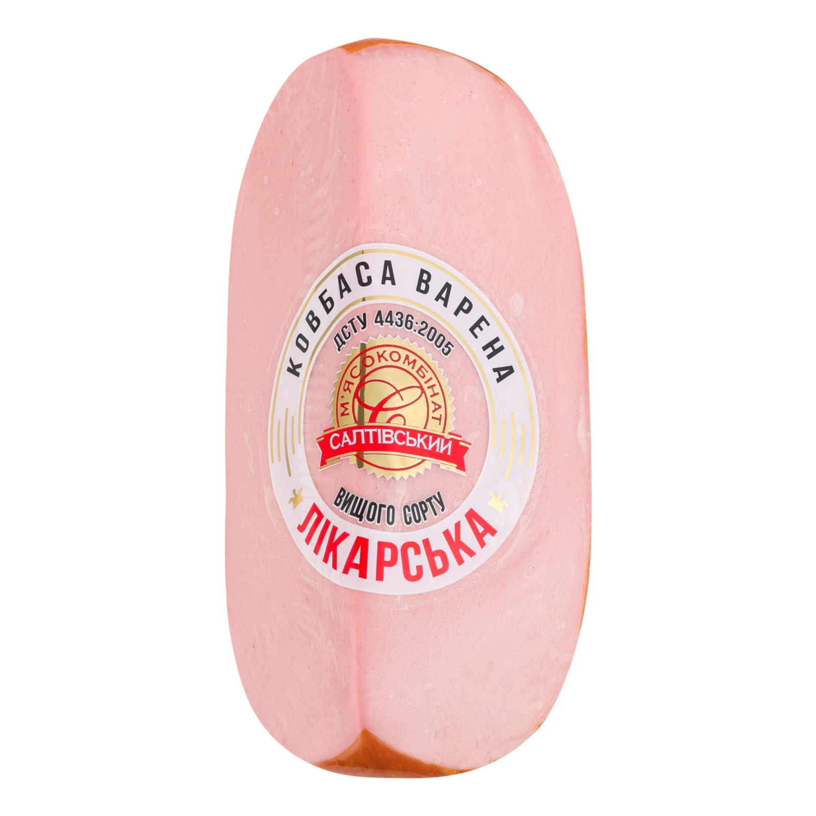 Ковбаса Салтівський м'ясокомбінат Лікарська варена вищий сорт Фото №:1