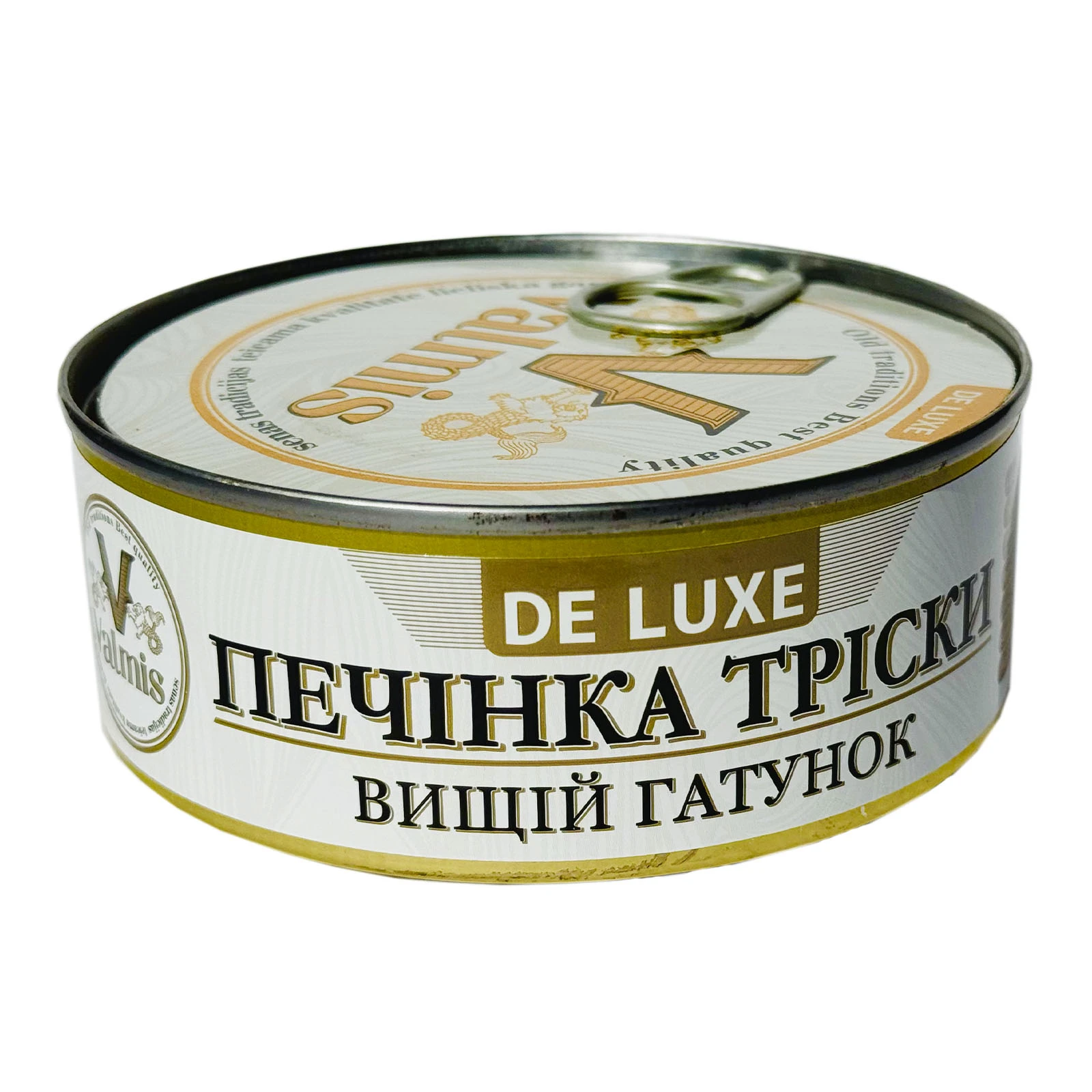 Консерви рибні Valmis De Luxe Печінка тріски 230г Фото №:1