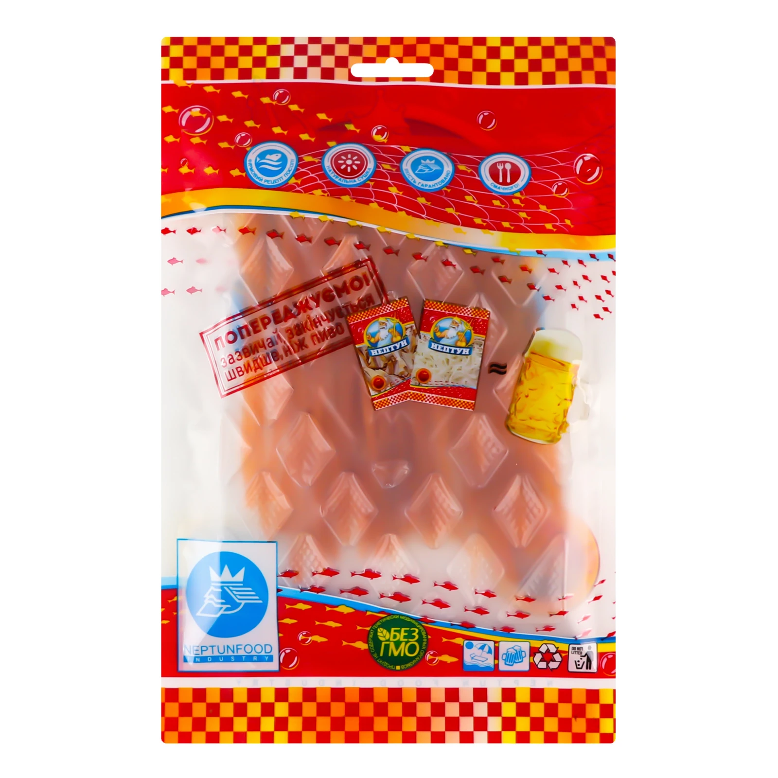 Кришталева Нептун солоно-сушена з паприкою 60г Фото №:2