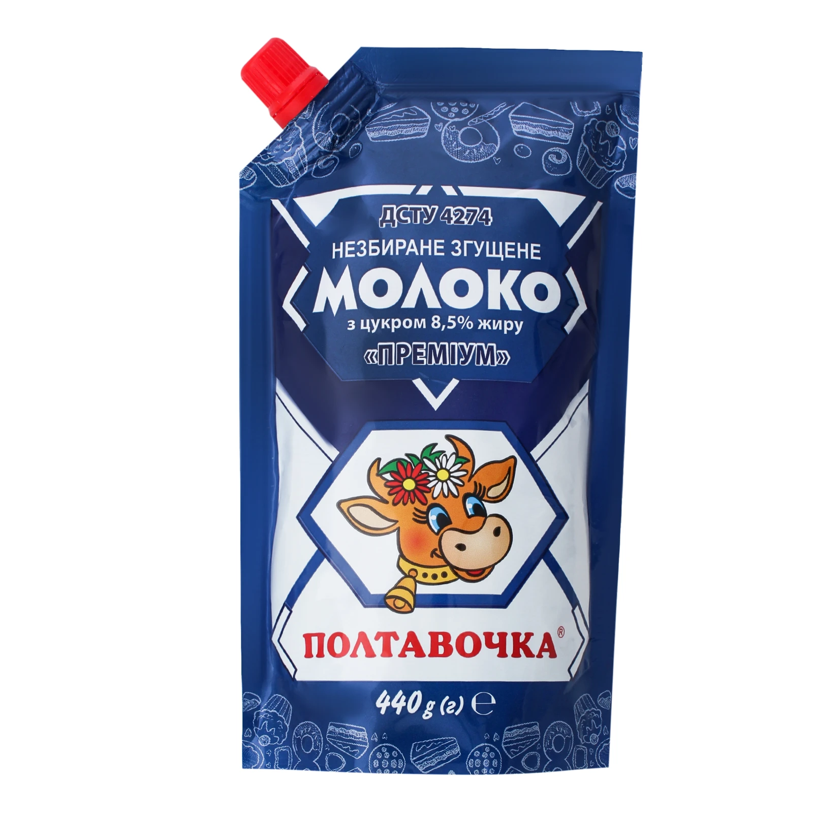 Згущене молоко Полтавочка 440г 8,5% Премiум д/п Фото №:1
