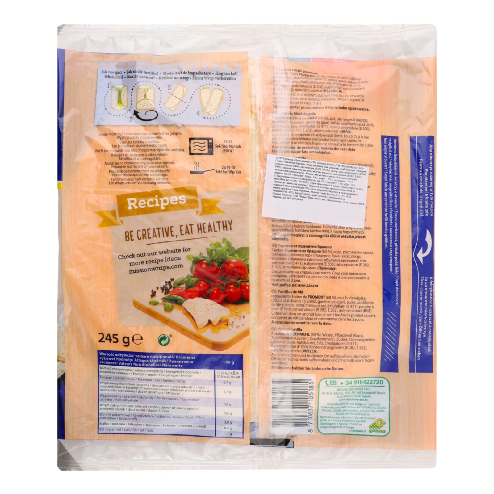 Тортилья Mission Foods Original 245г Фото №:2