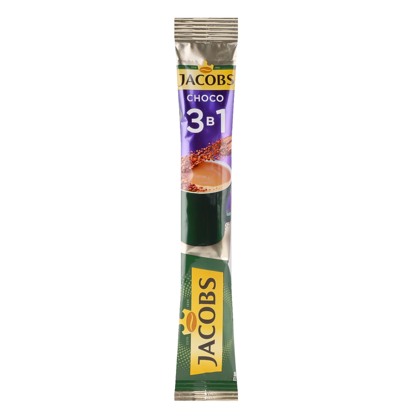 Напій кавовий Jacobs Choco 3в1 розчинний 15г