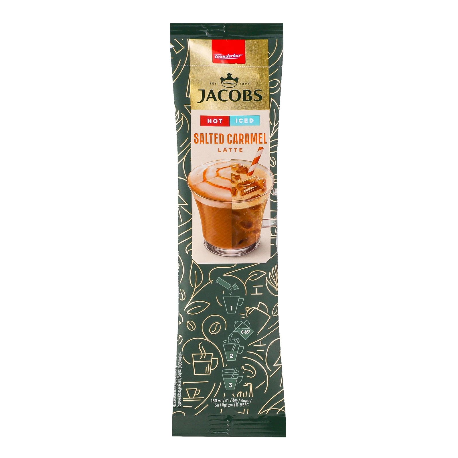 Напій кавовий Jacobs Latte Salted caramel розчинний 21.3г Фото №:1