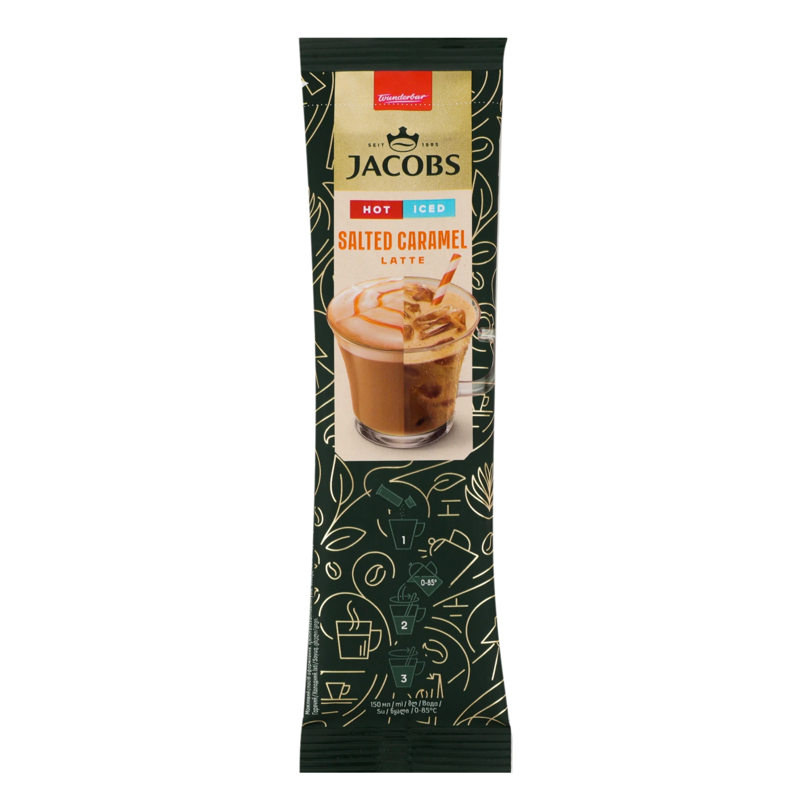 Напій кавовий Jacobs Latte Salted caramel розчинний Фото №:1