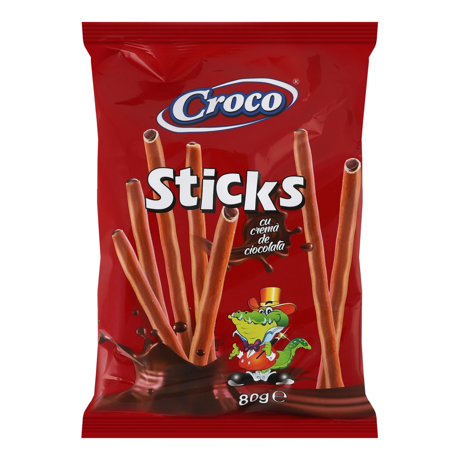 Палички Croco Sticks з шоколадним кремом 80г Фото №:1
