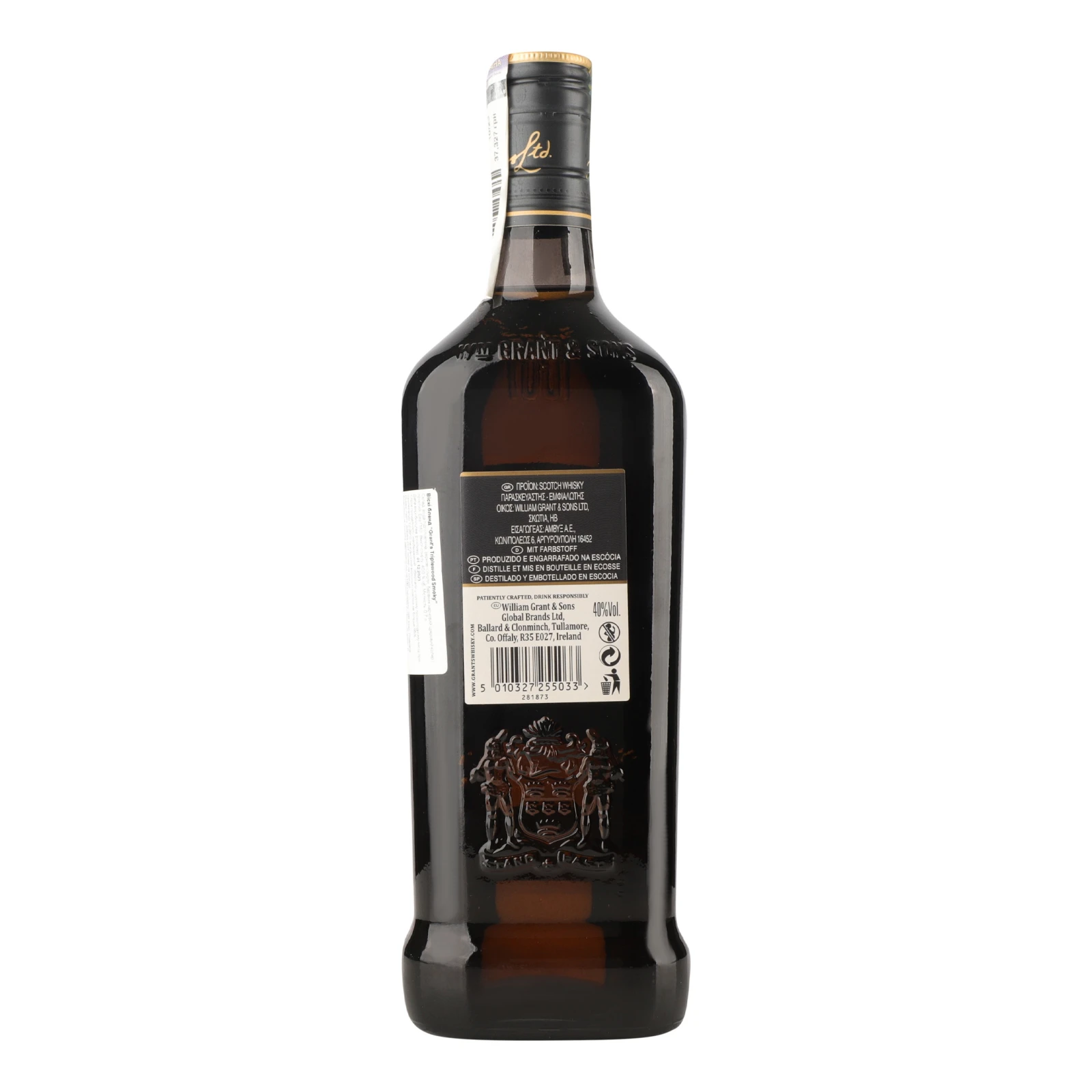 Віскі Grant's Triplewood Smoky 40% 0.7л фото 2