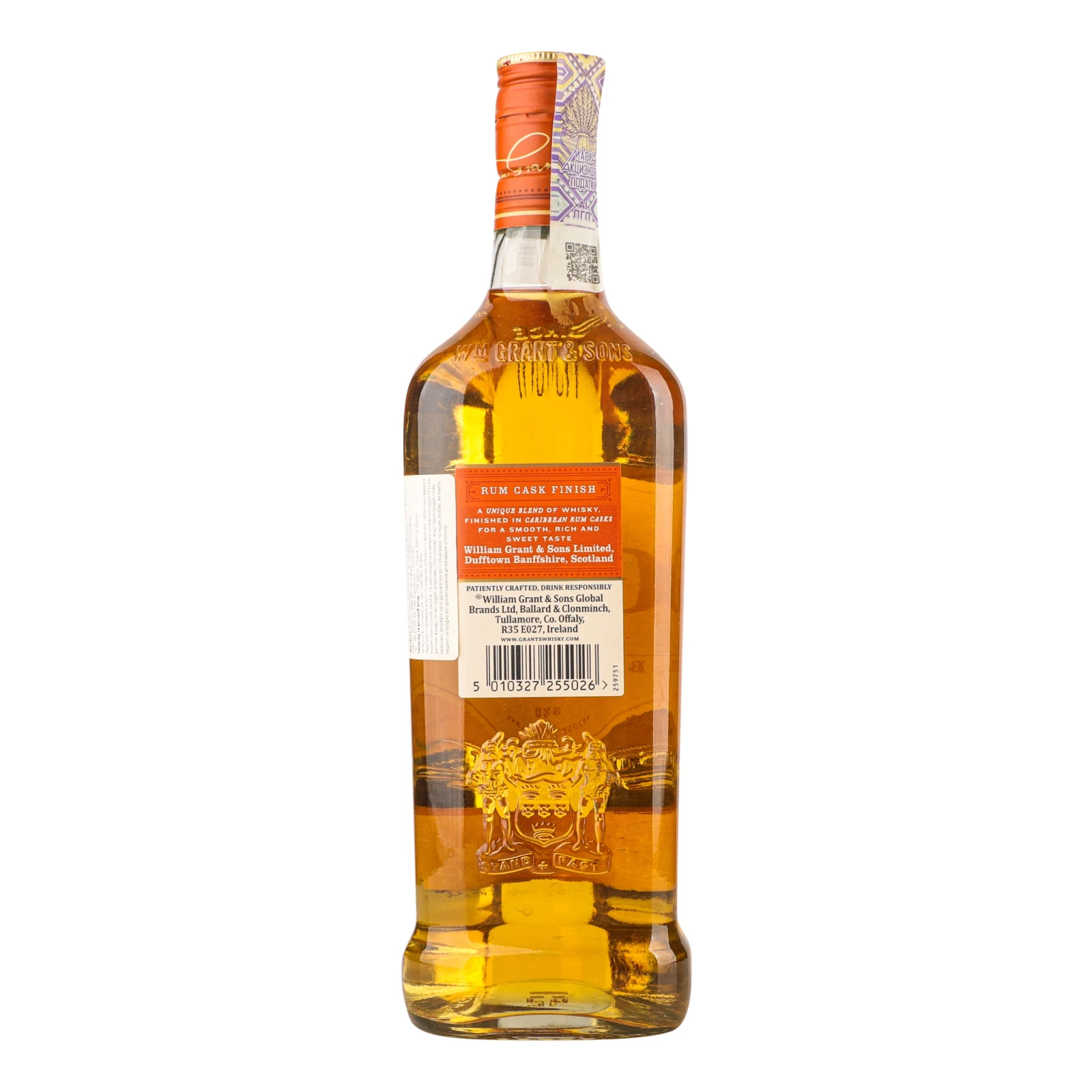 Віскі Grant's Rum Cask 40% 0.7л фото 2