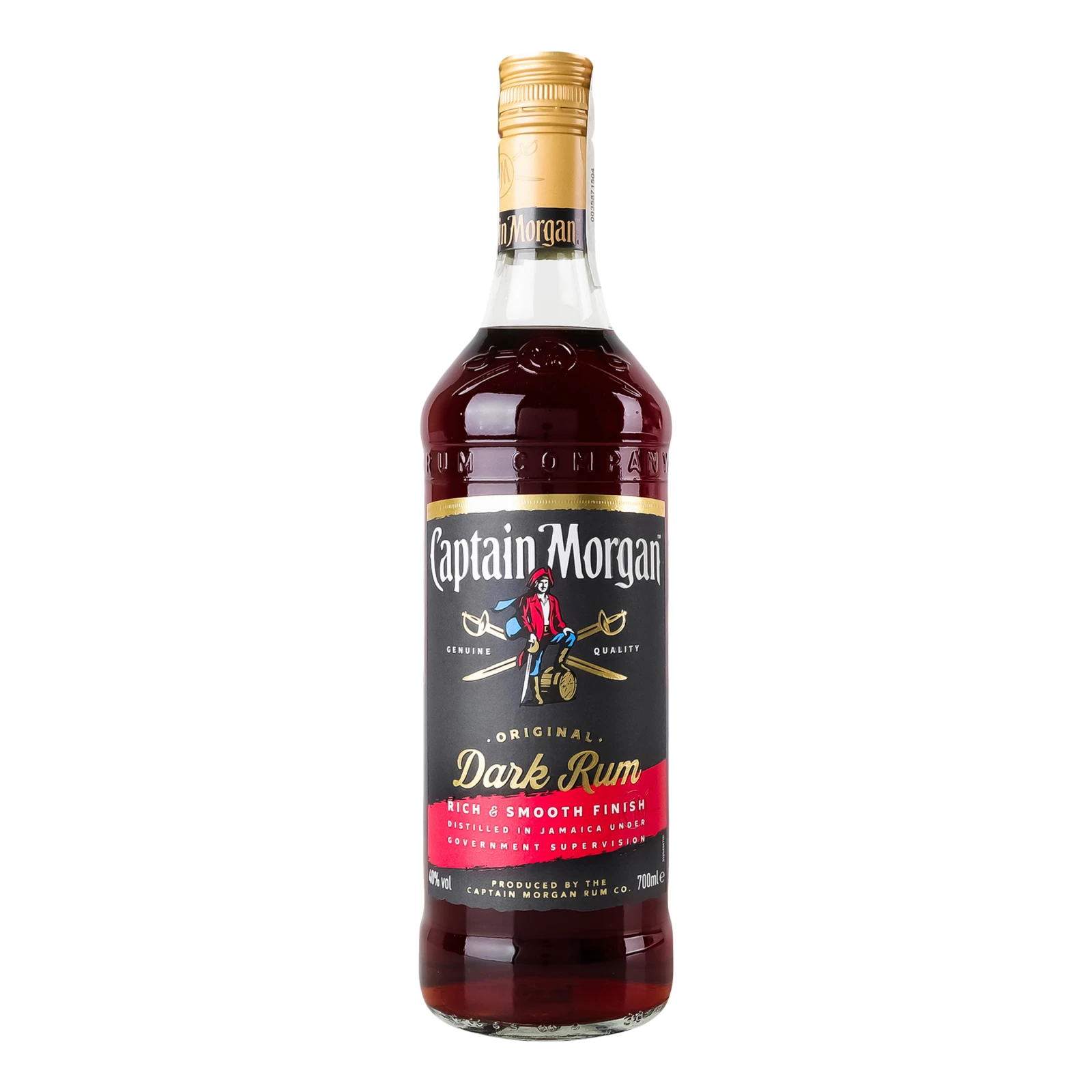 Напій алкогольний Captain Morgan Black Spiced на основі Карибського рому 40% 0.7л Фото №:1