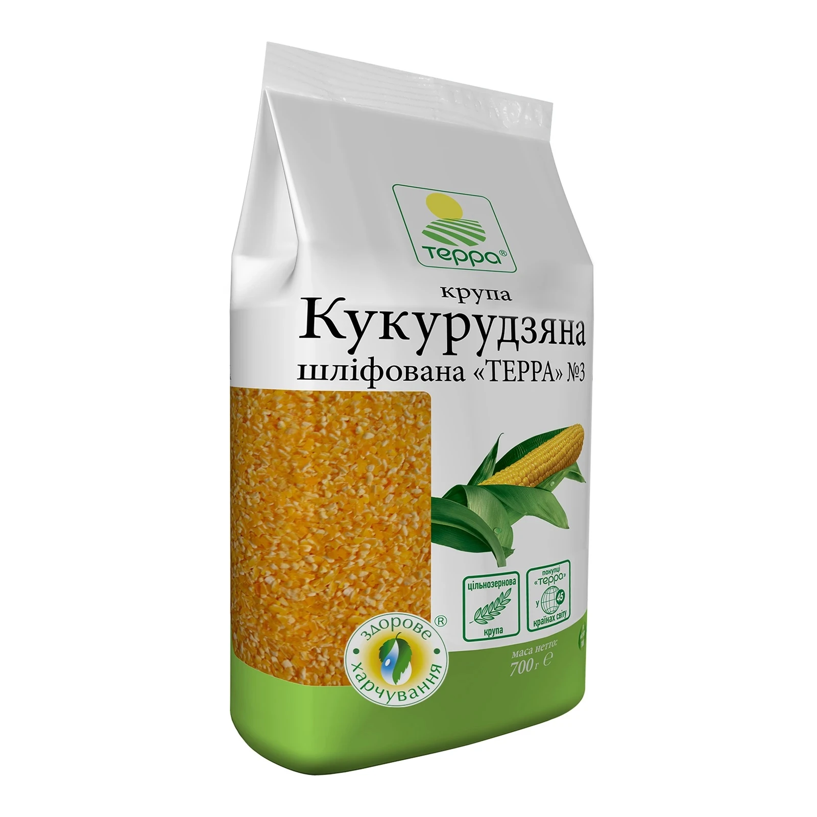 Крупа Терра кукурудзяна шліфована №3 700г Фото навігації №:1