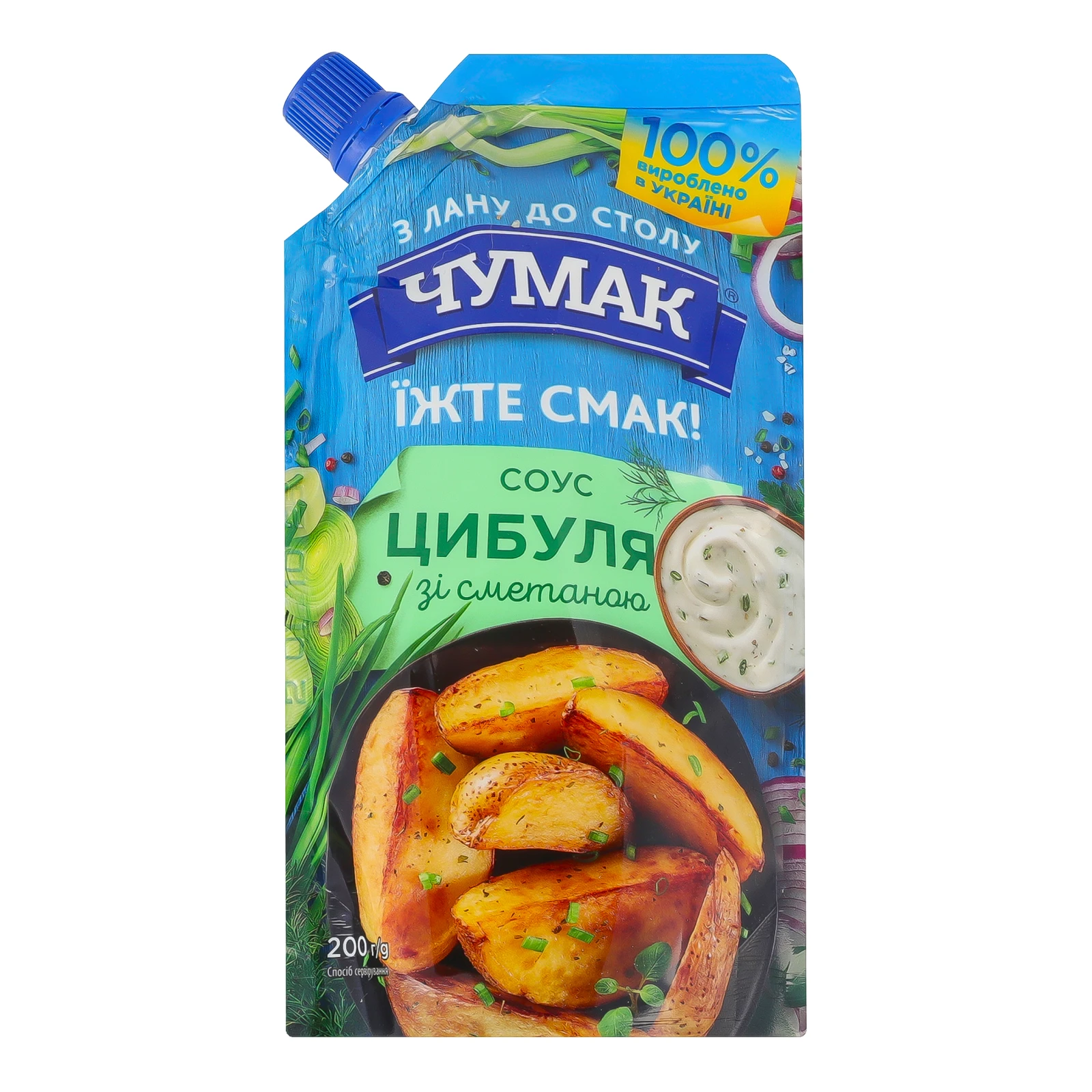 Соус Чумак Цибуля зі сметаною 200г Фото №:1
