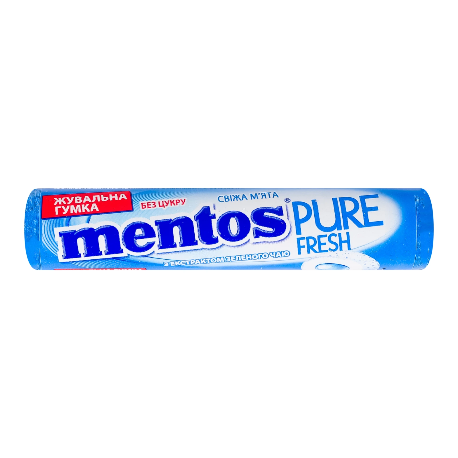 Гумка жувальна Mentos Pure fresh Свіжа м'ята 15.75г Фото №:1
