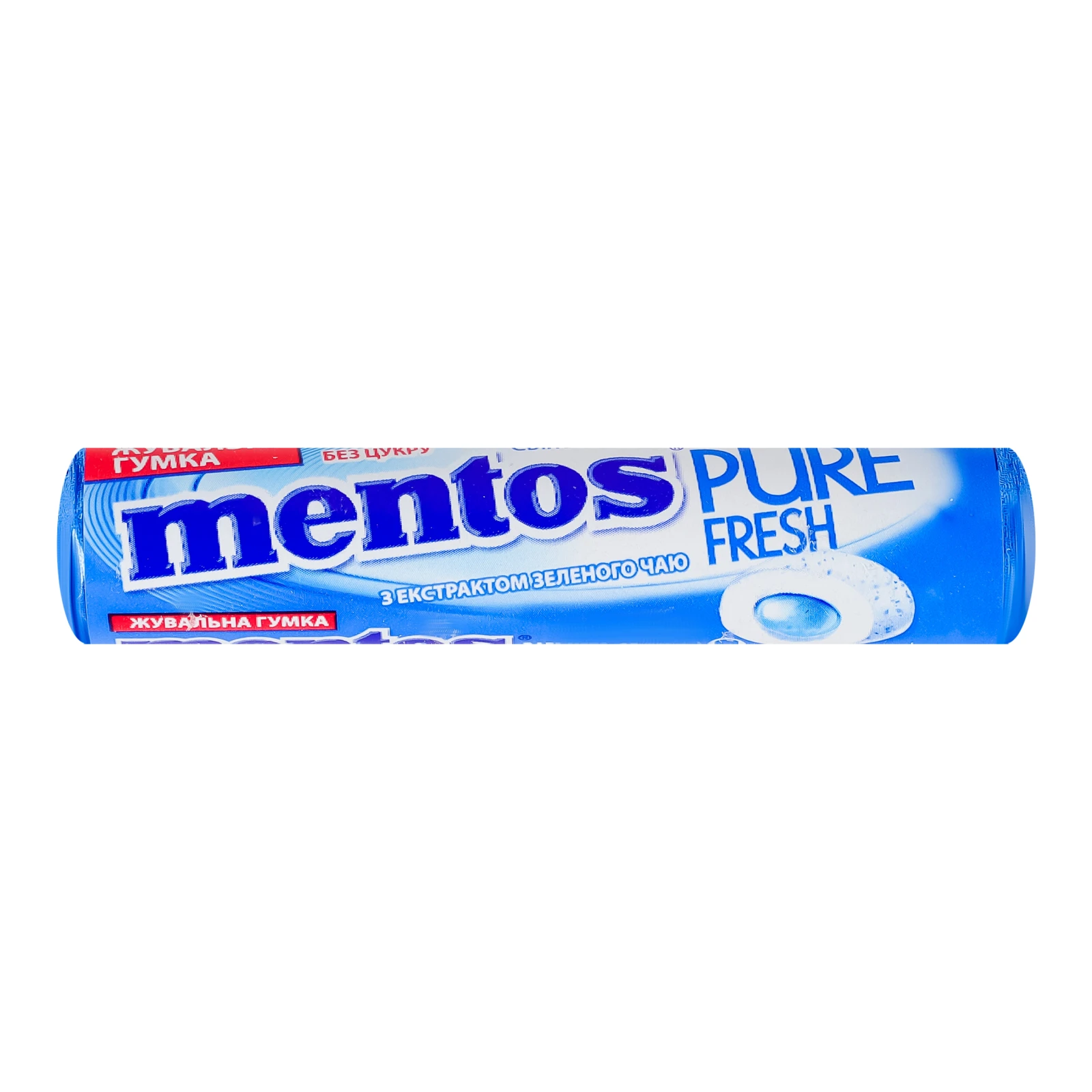 Гумка жувальна Mentos Pure fresh Свіжа м'ята 15.75г Фото навігації №:1