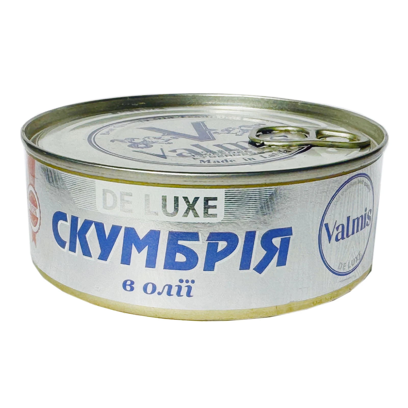 Консерви рибні Valmis De Luxe Скумбрія в олії 240г Фото навігації №:1