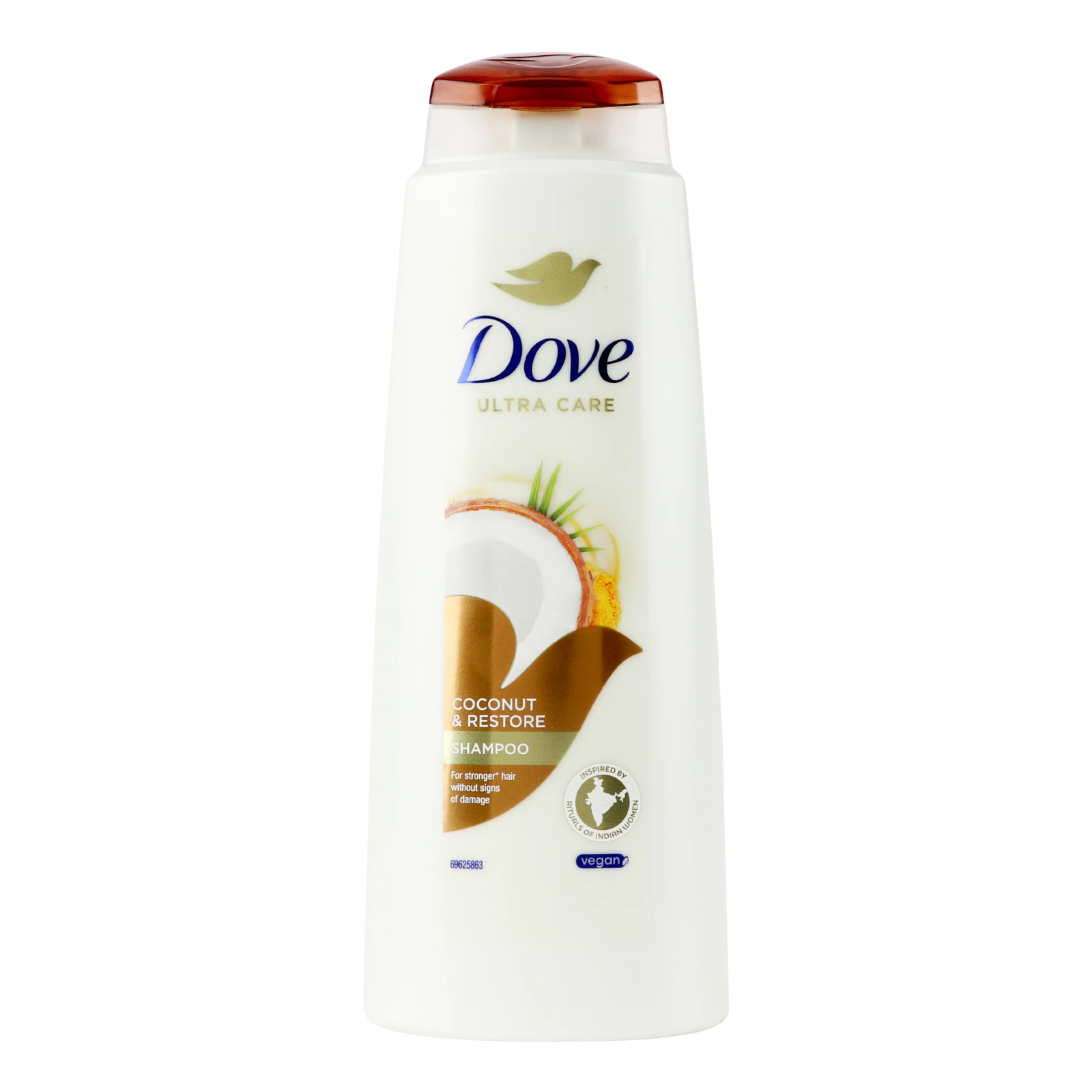 Шампунь для волосся Dove Utra Care Coconut&Restore 400мл Фото навігації №:1