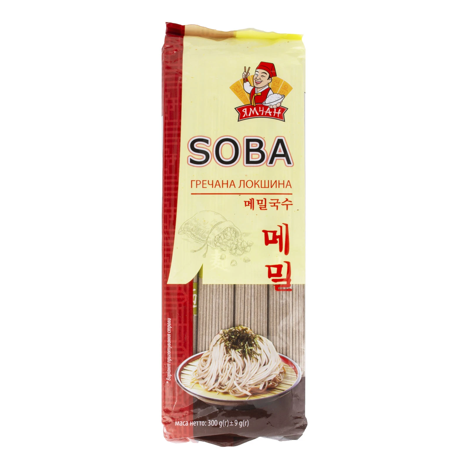 Локшина Ямчан Soba гречана 300г Фото навігації №:1