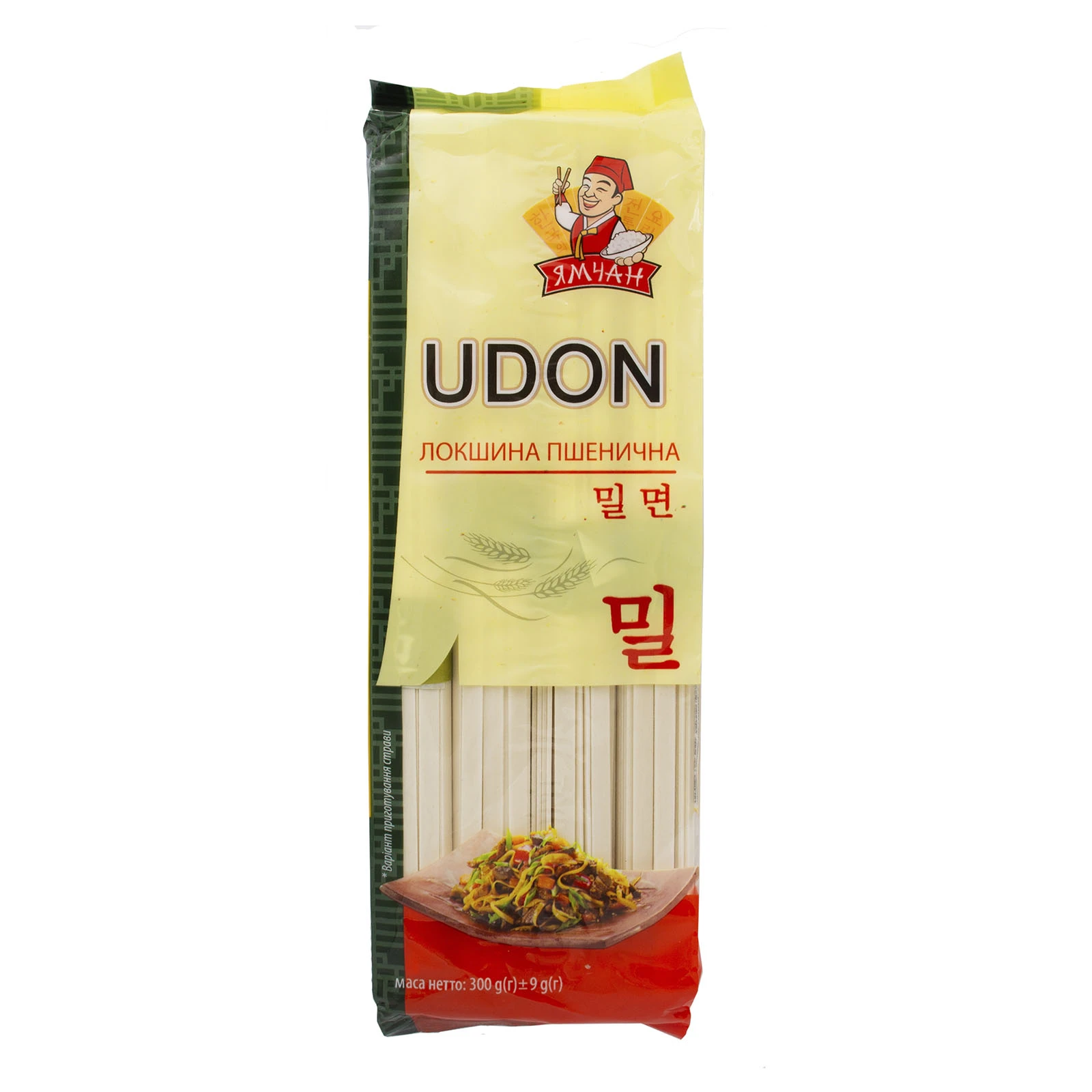 Локшина Ямчан Udon пшенична 300г Фото навігації №:1
