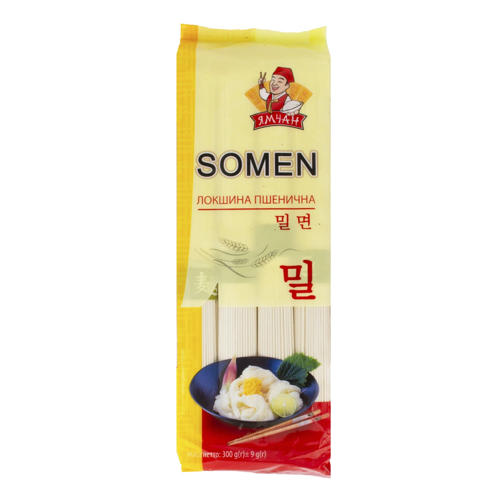 Локшина Ямчан Somen пшенична 300г Фото №:1