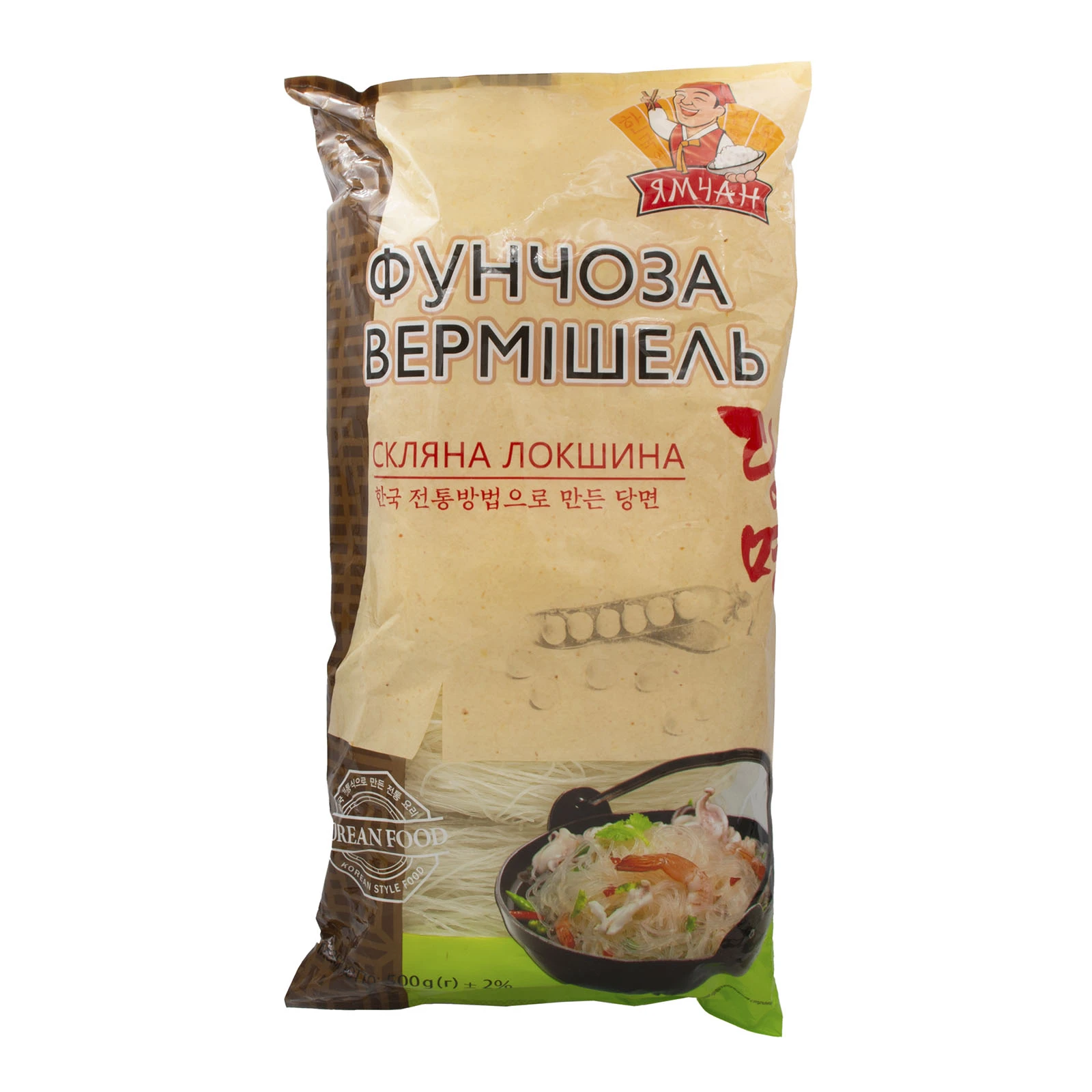 Вермішель Ямчан Фунчоза скляна локшина 500г