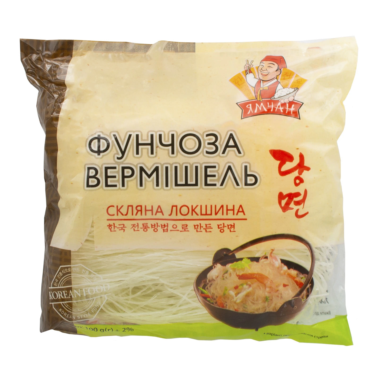 Вермішель Ямчан Фунчоза скляна локшина 100г Фото №:1