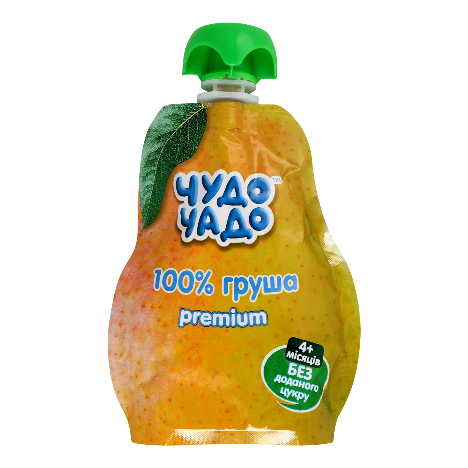 Пюре Чудо-Чадо Premium Груша натуральне стерилізоване для дітей від 4-х місяців 90г Фото №:1