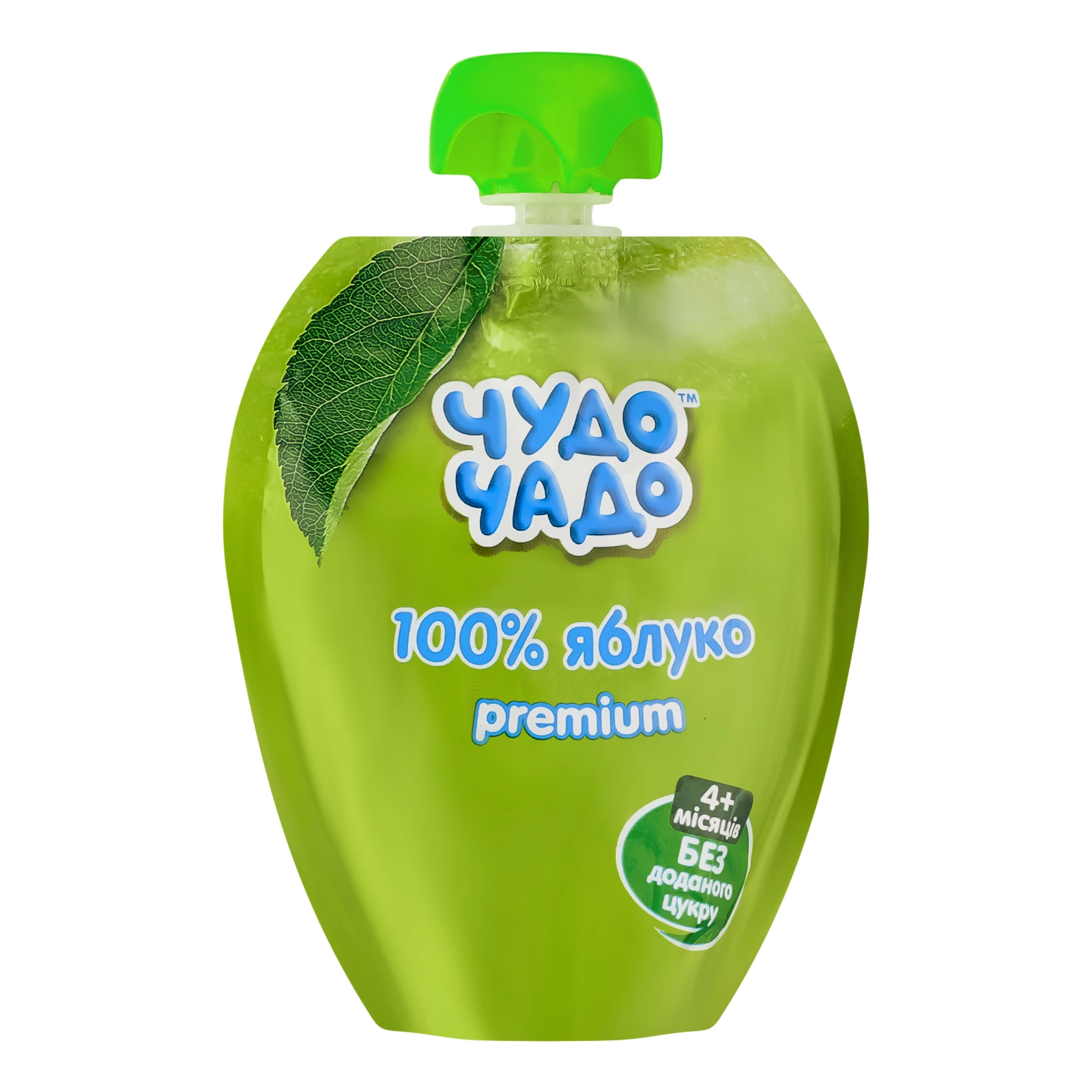 Пюре Чудо-Чадо Яблуко натуральне без цукру стерилізоване для дітей від 4-х місяців 90г Фото №:1