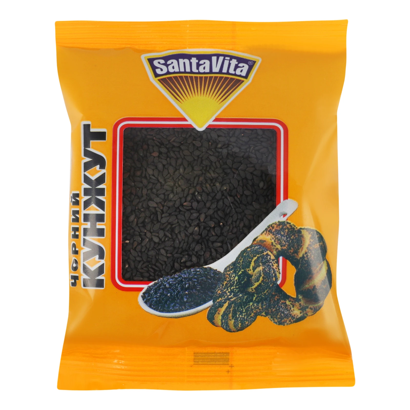Кунжут Santa Vita чорний 125г Фото №:1