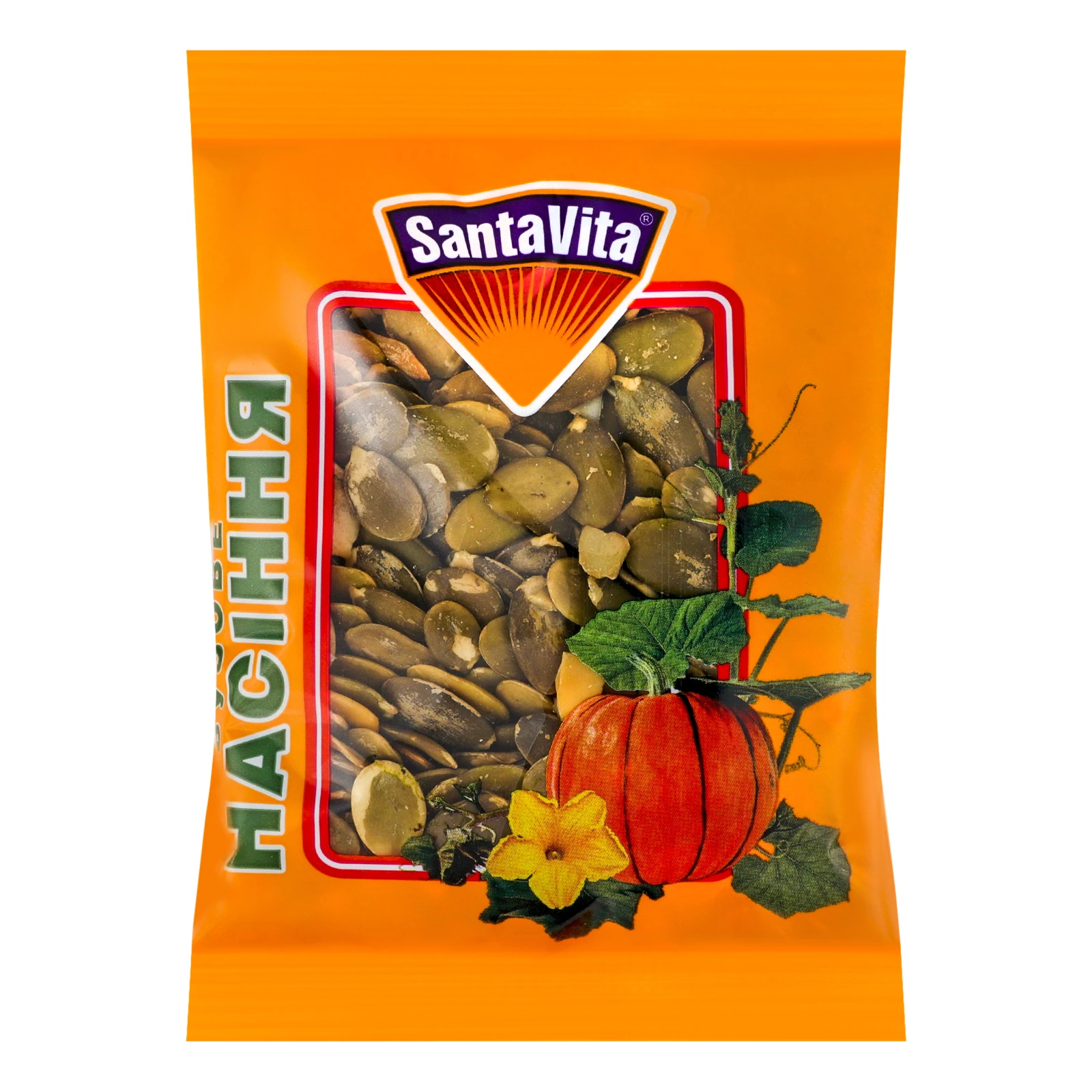 Насіння гарбузове Santa Vita ядра 125г Фото №:1