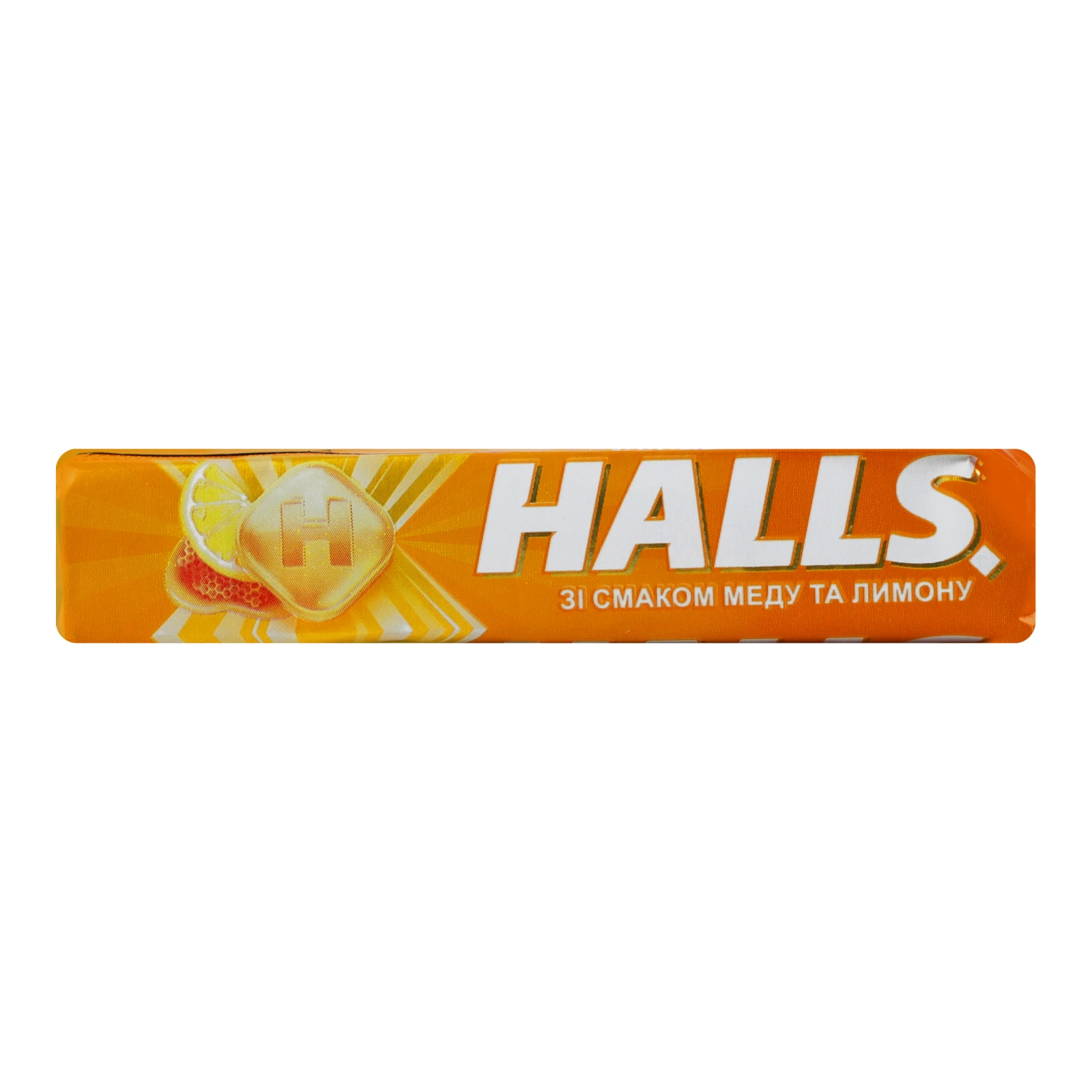 Карамель льодяникова Halls зі смаком меду та лимону 25.2г Фото навігації №:1