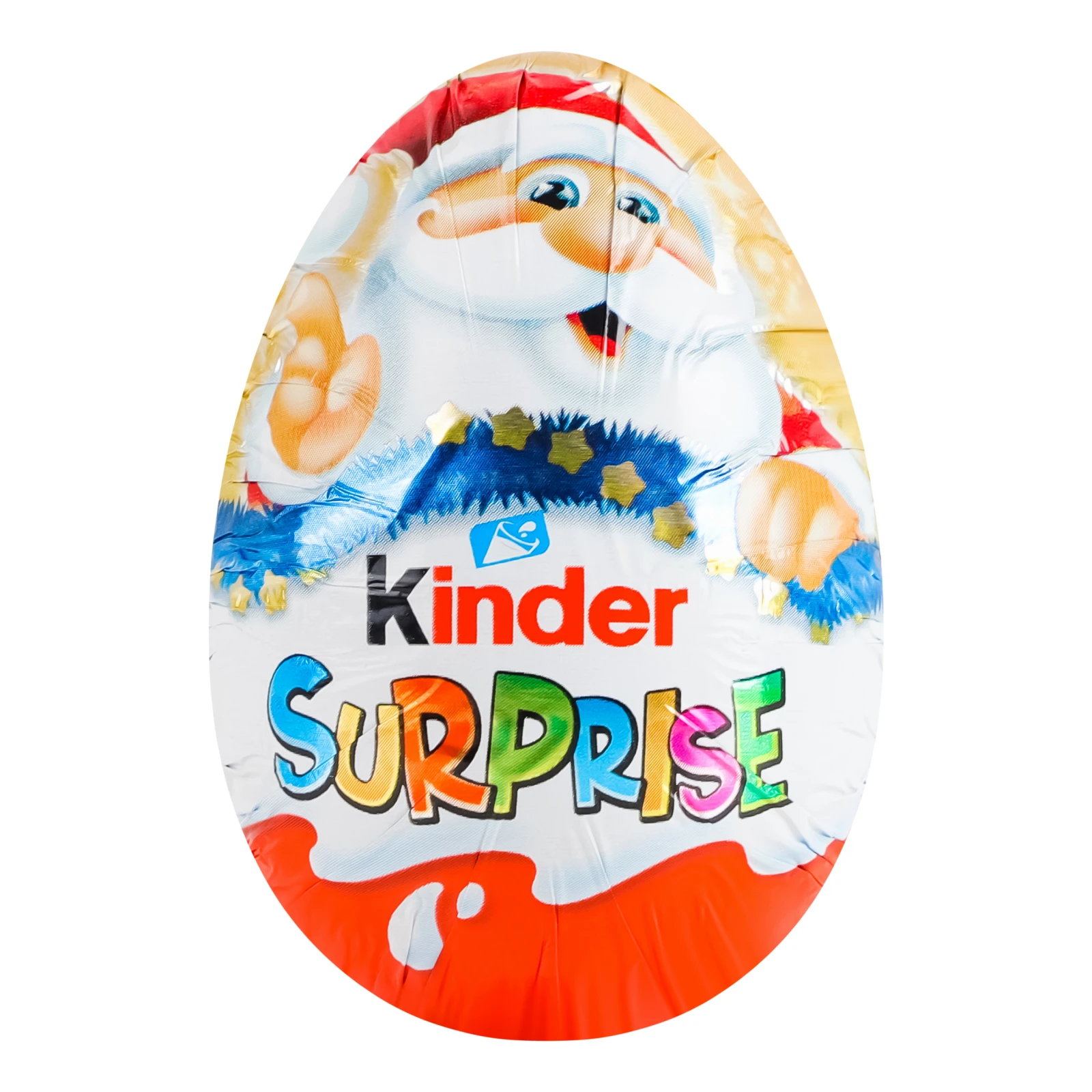 Яйце шоколадне Kinder Surprise з іграшкою Новорічний 20г Фото №:1