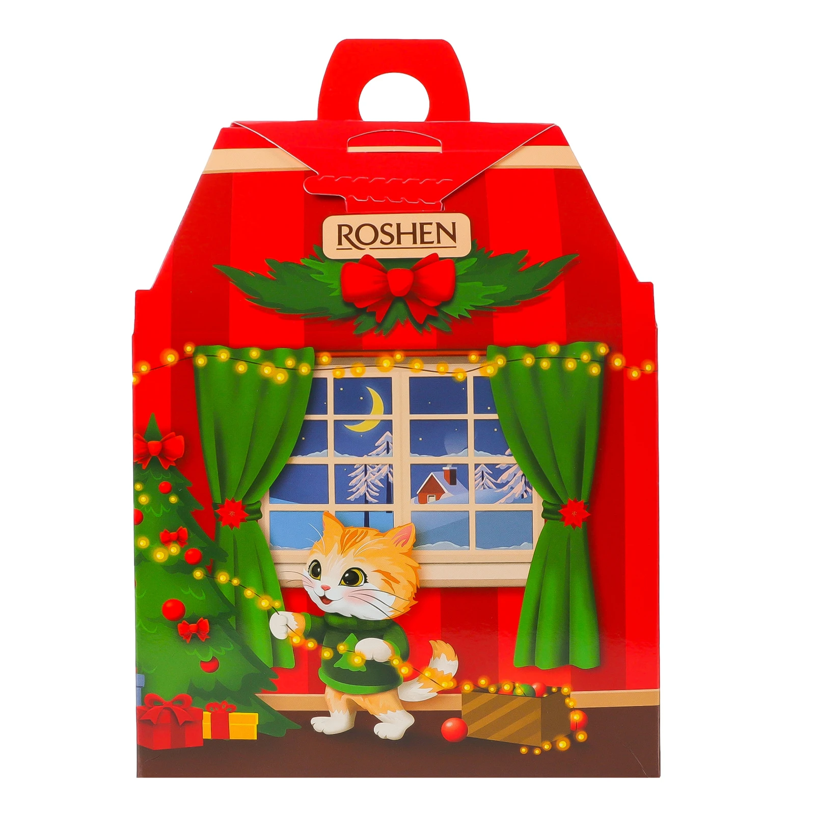 Набір подарунковий Roshen Новорічний камін 665г Фото №:2
