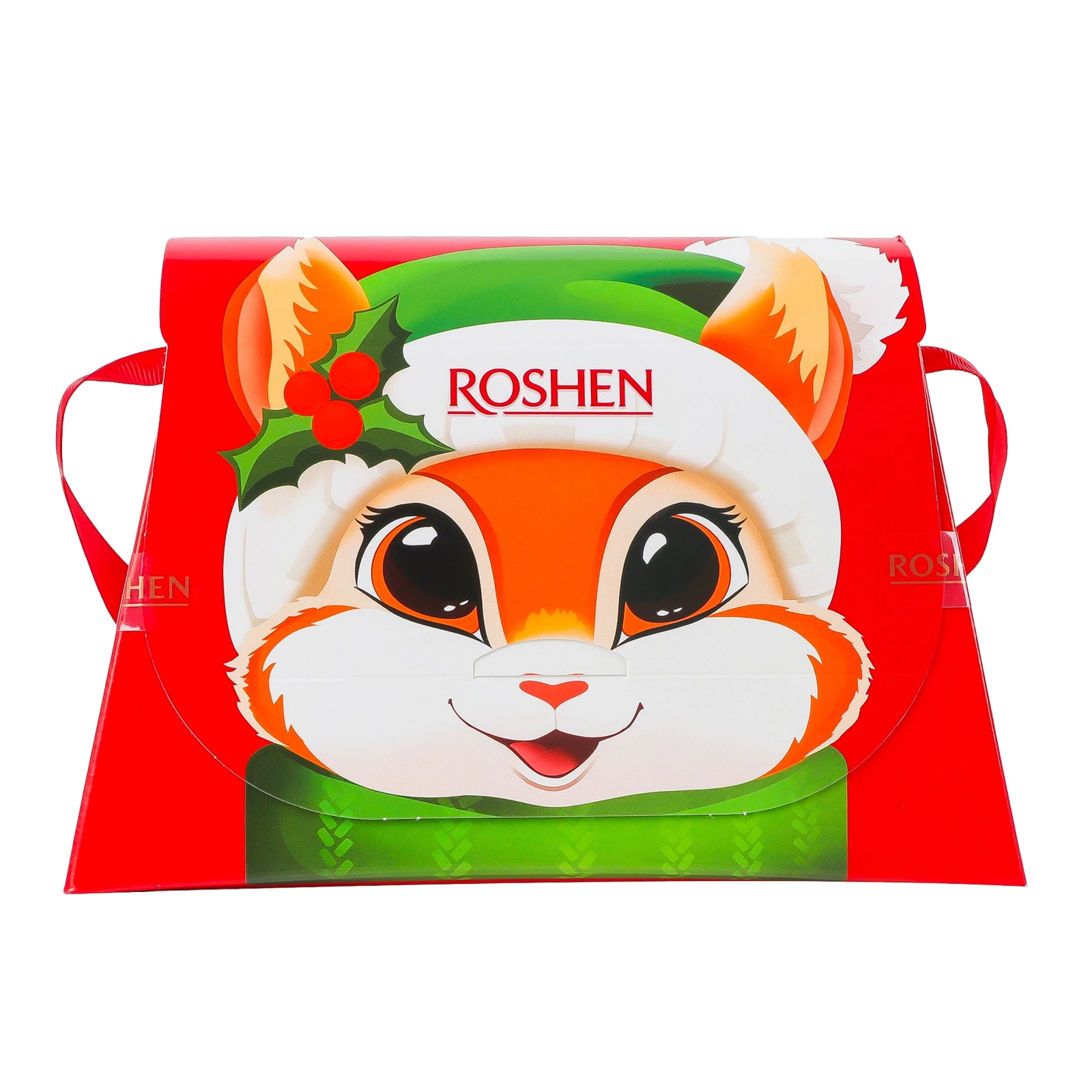 Набір кондитерських виробів Roshen подарунковий Новорічна сумочка 330г