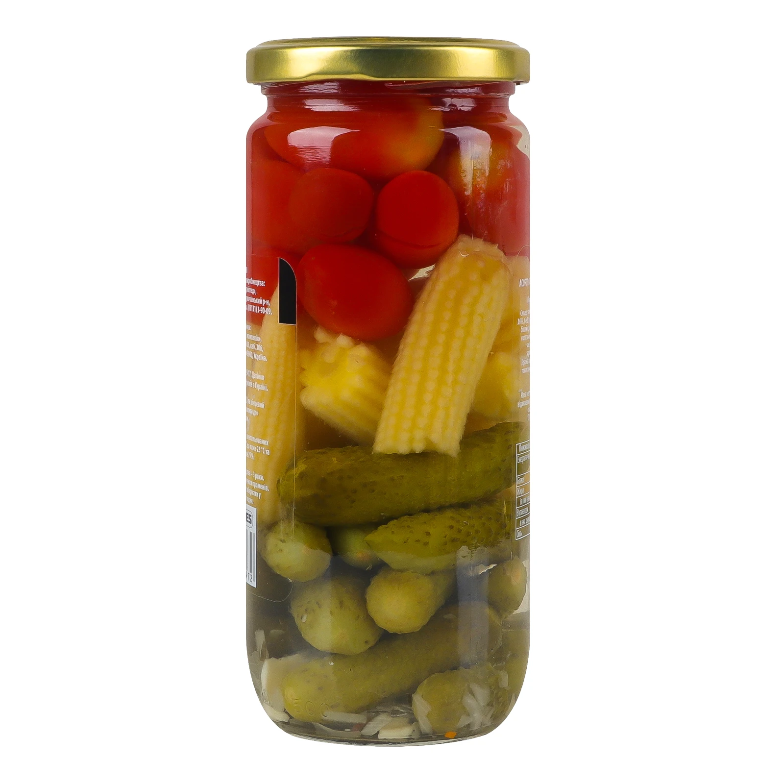 Асорті овочеве the Banka Тріо 470г Фото №:2