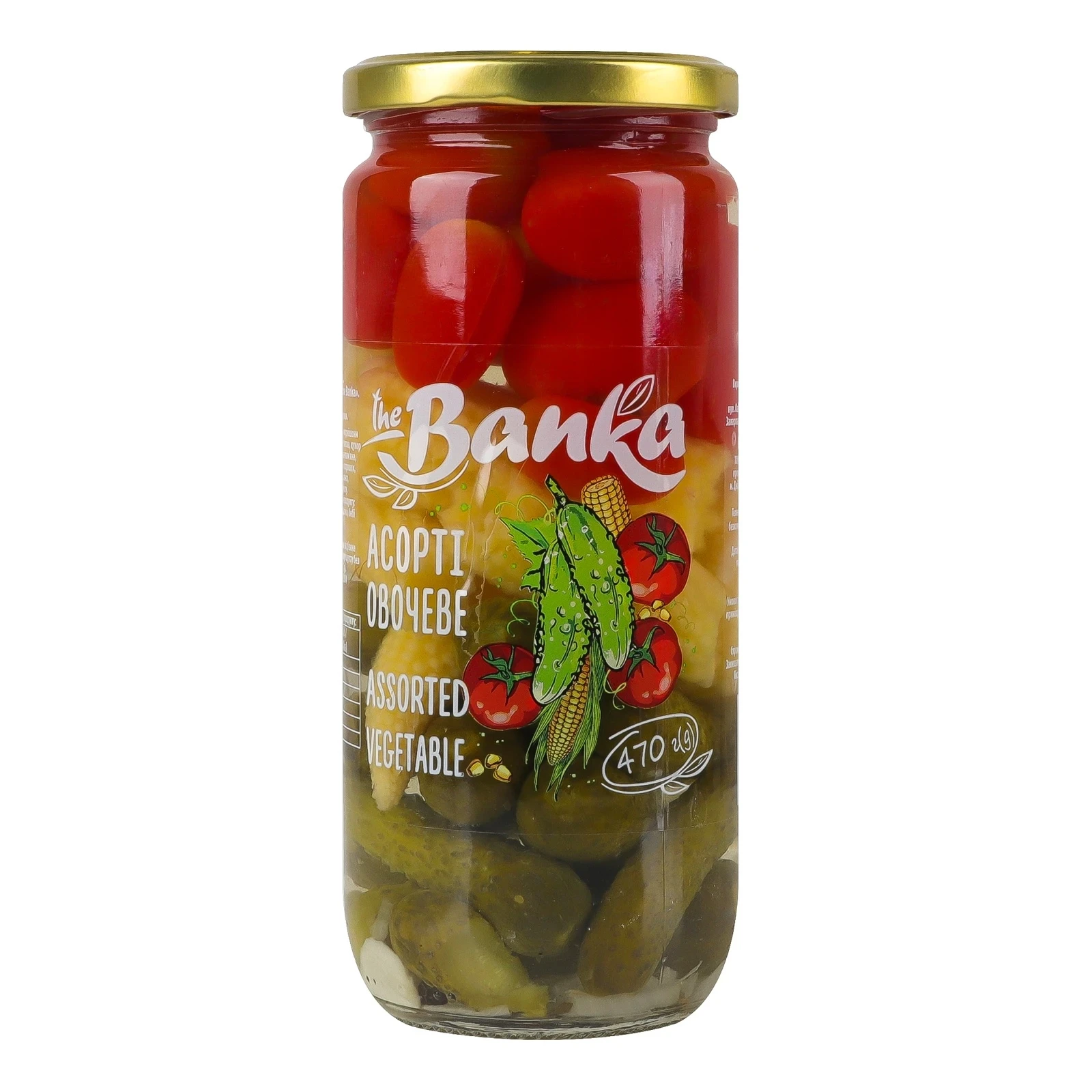 Асорті the Banka Тріо овочеве 470г