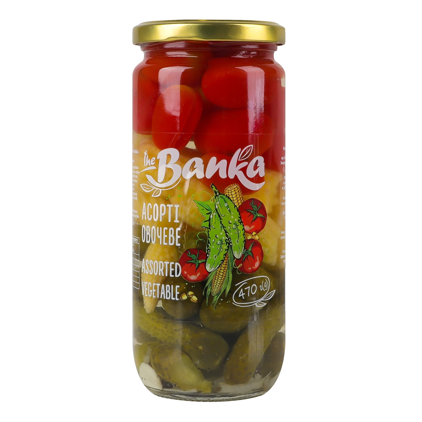 Асорті овочеве the Banka Тріо 470г Фото №:1