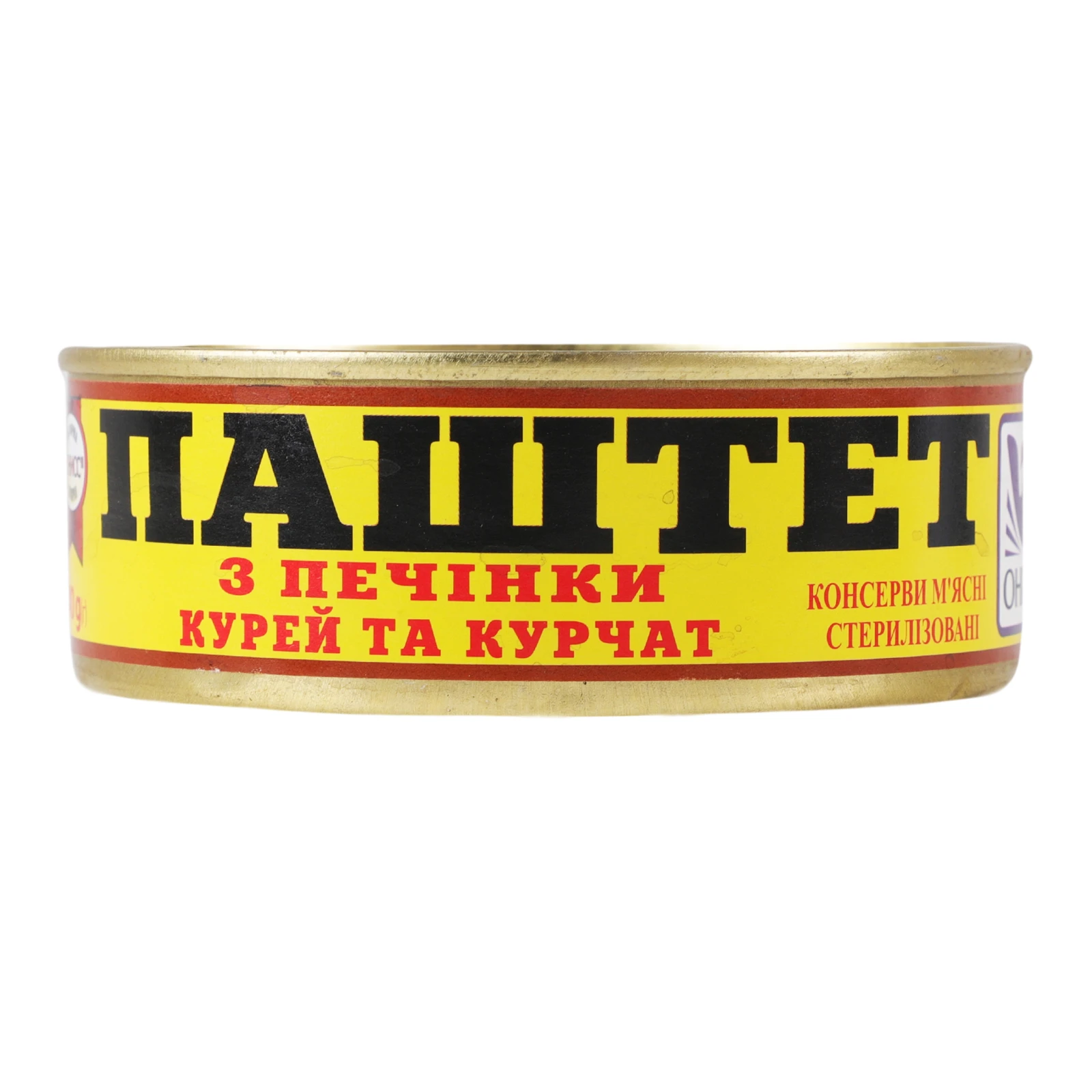 Паштет Онисс з печінки курей та курчат 240г Фото №:1