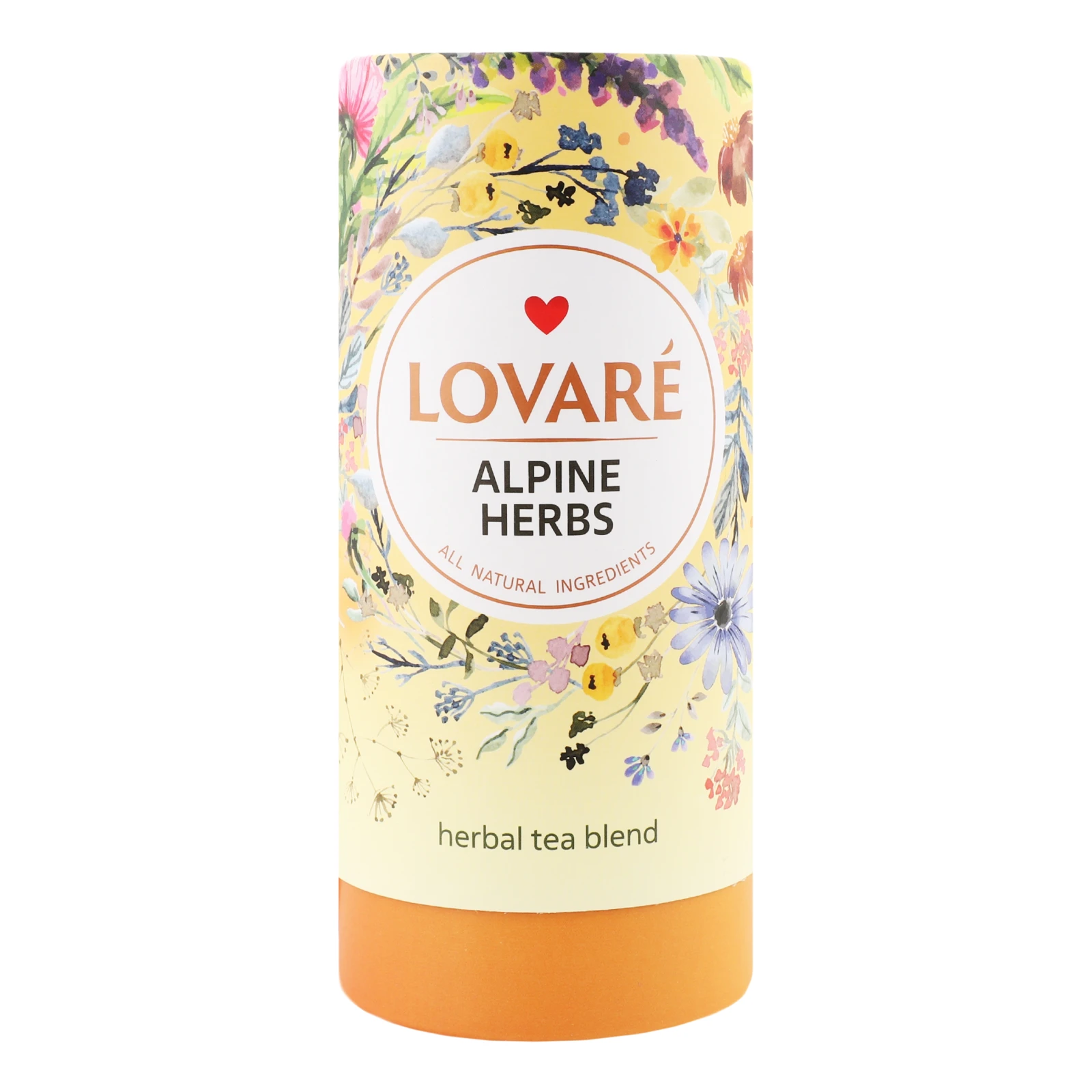 Чай Lovare Альпійський луг бленд трав'яного з квітковим, фруктовим і плодово-ягідним 80г Фото №:1