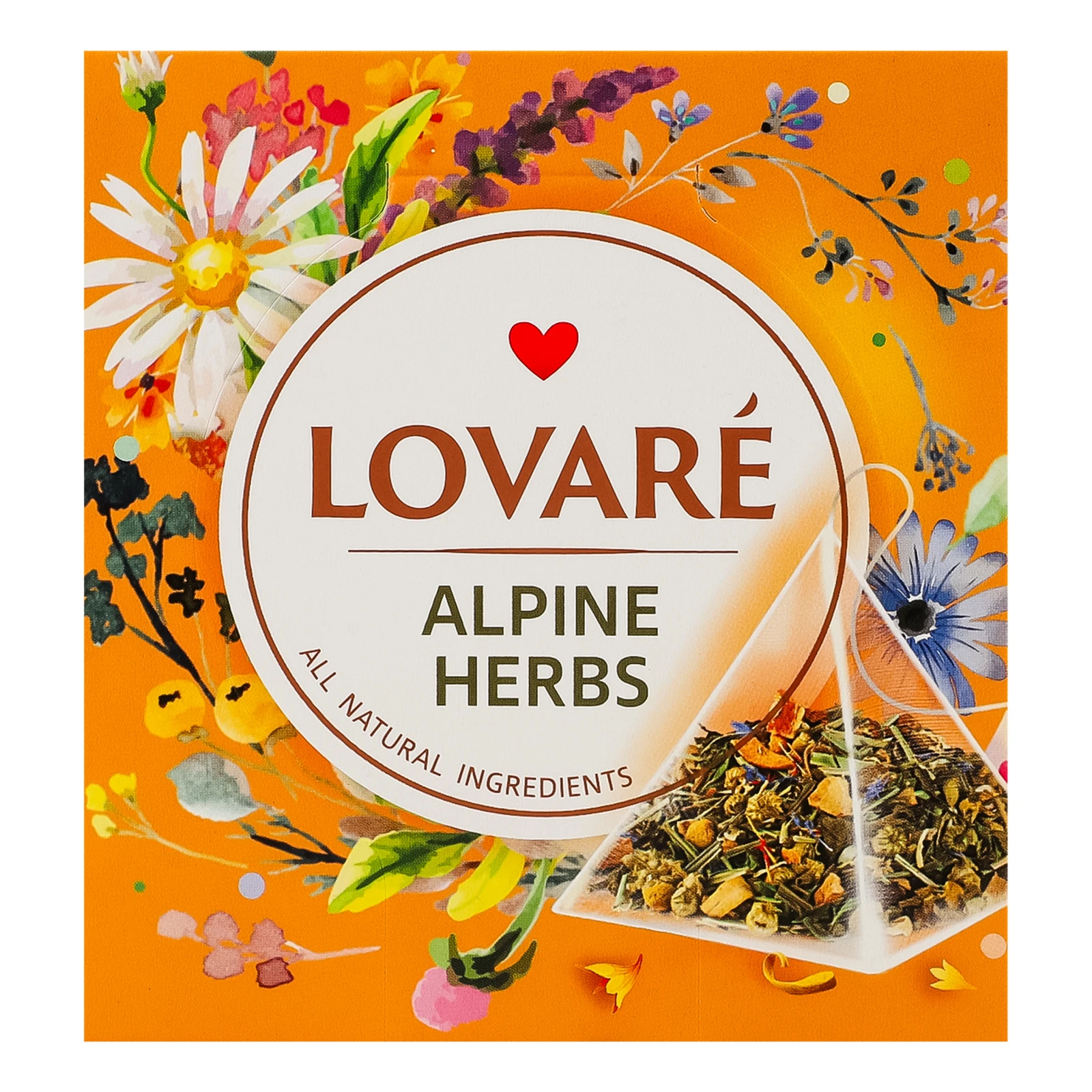 Чай Lovare Альпійський луг суміш трав'яного плодово-ягідного та квіткового 15х2г Фото №:1
