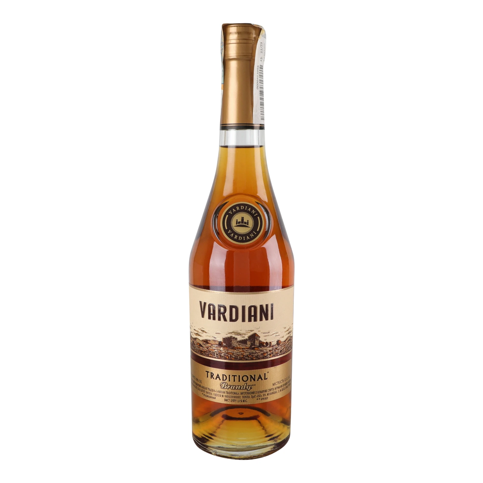 Бренді Vardiani Traditional 40% 0.5л Фото навігації №:1