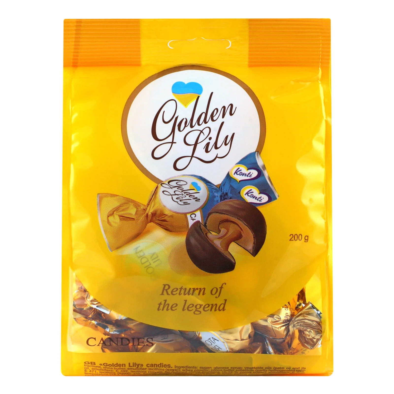 Цукерки Konti Золота лілія 200г Фото №:2