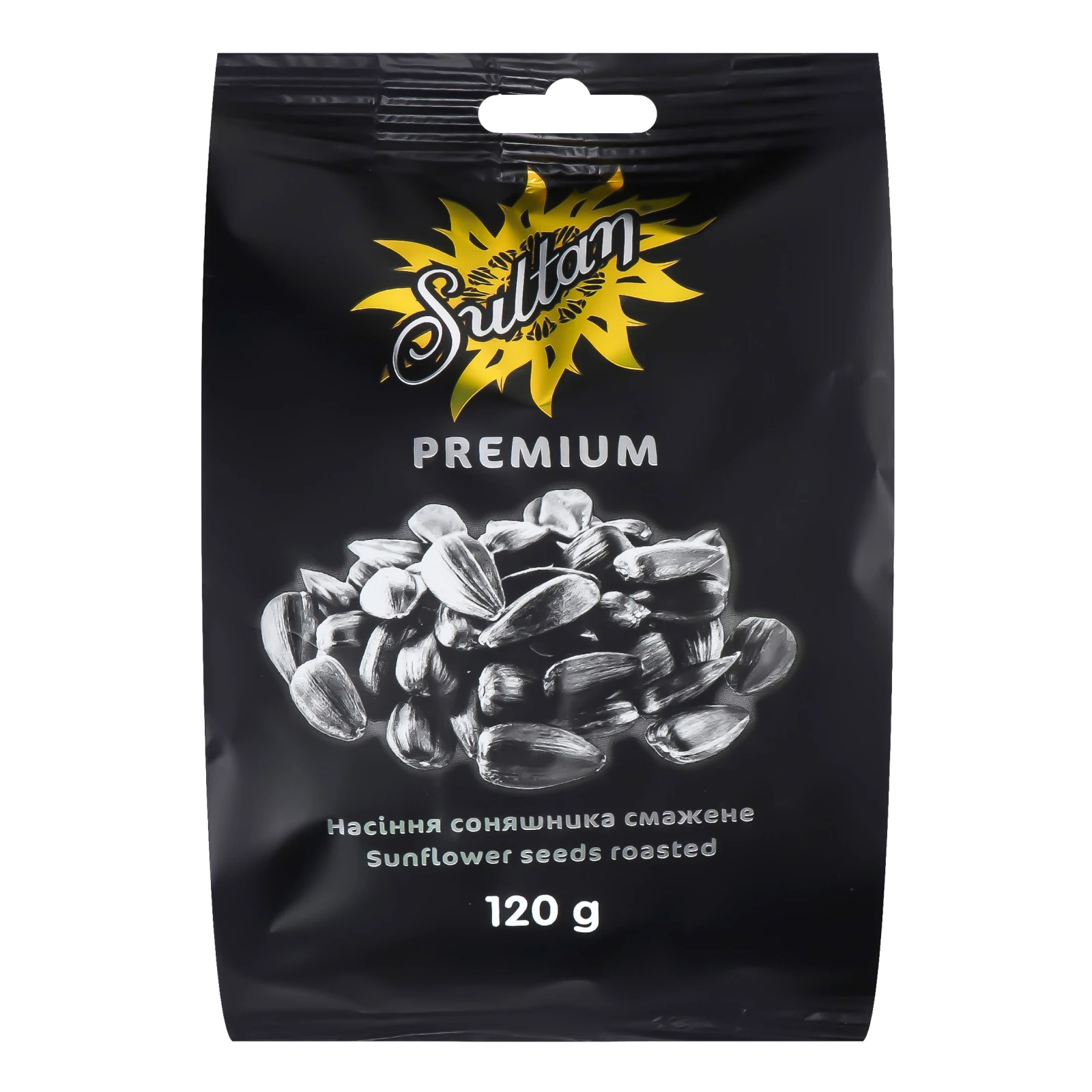 Насіння соняшнику Sultan Premium смажене 120г Фото №:1