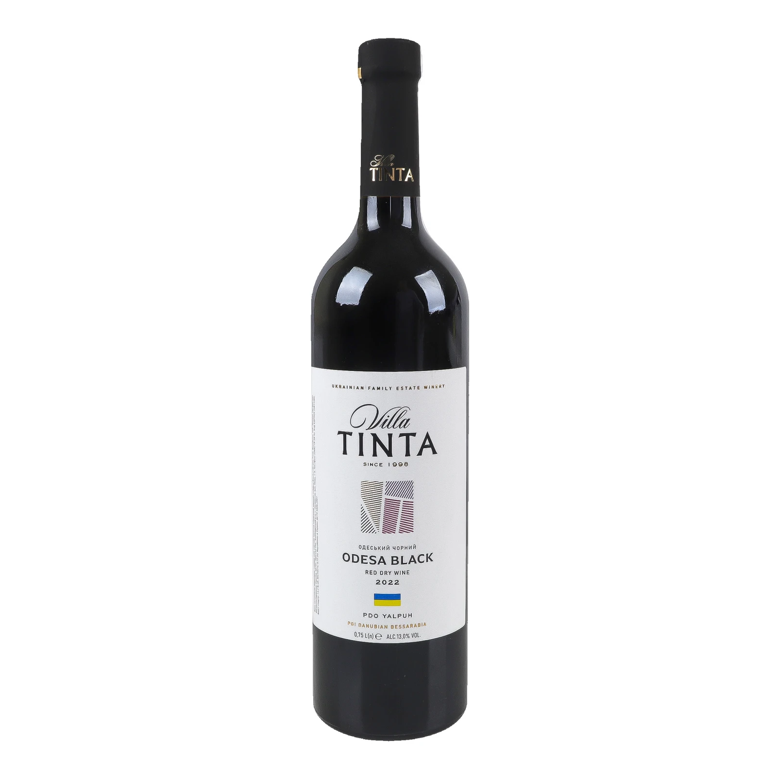 Вино Villa Tinta Odesa Black червоне сухе 13% 0.75 л Фото №:1