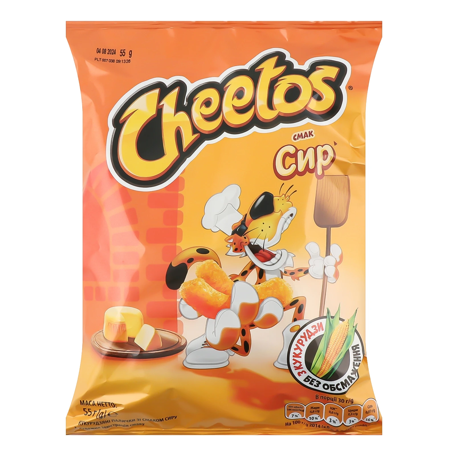 Палички кукурудзяні Cheetos Сир 55г Фото №:1