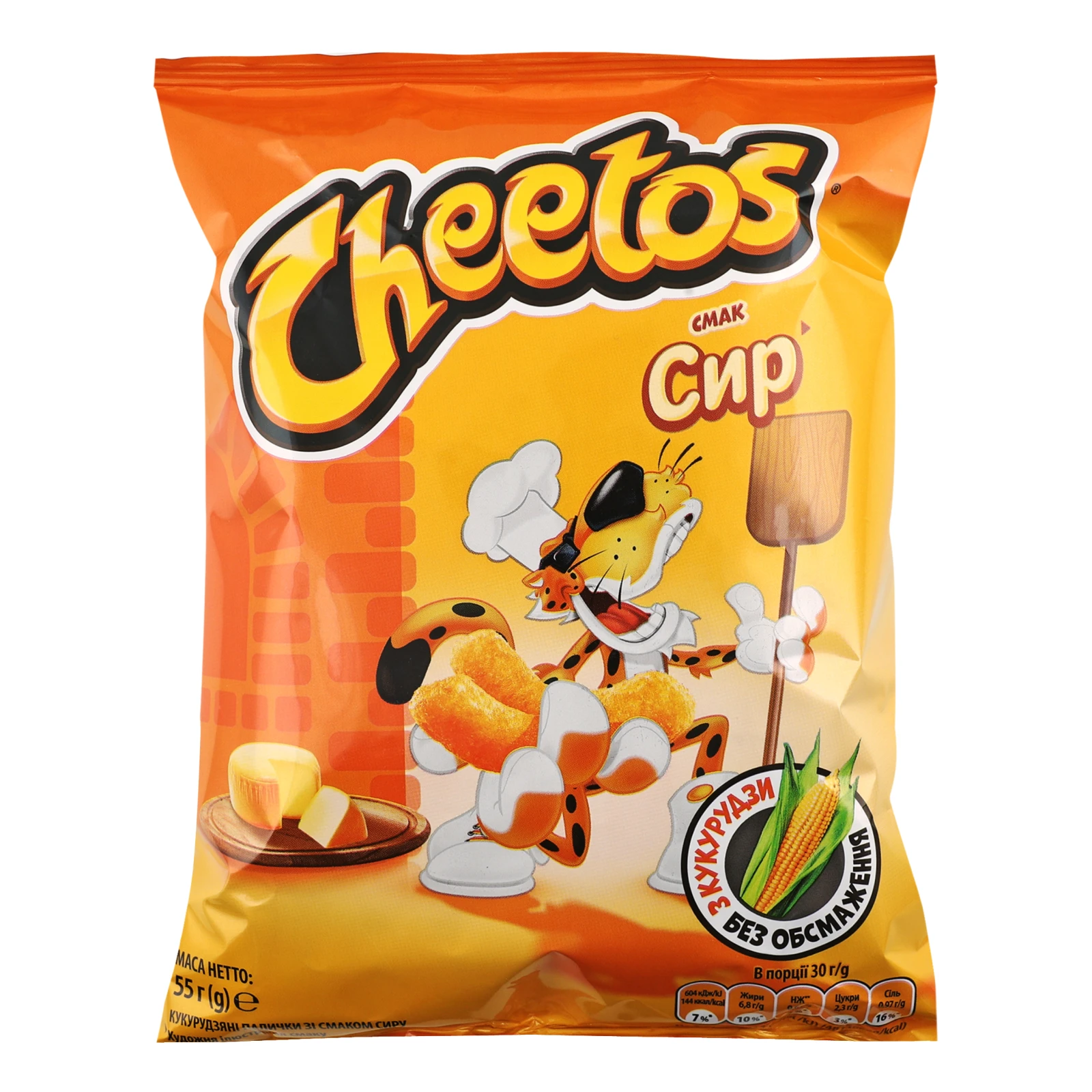 Палички кукурудзяні Cheetos зі смаком Сиру 55г Фото №:1