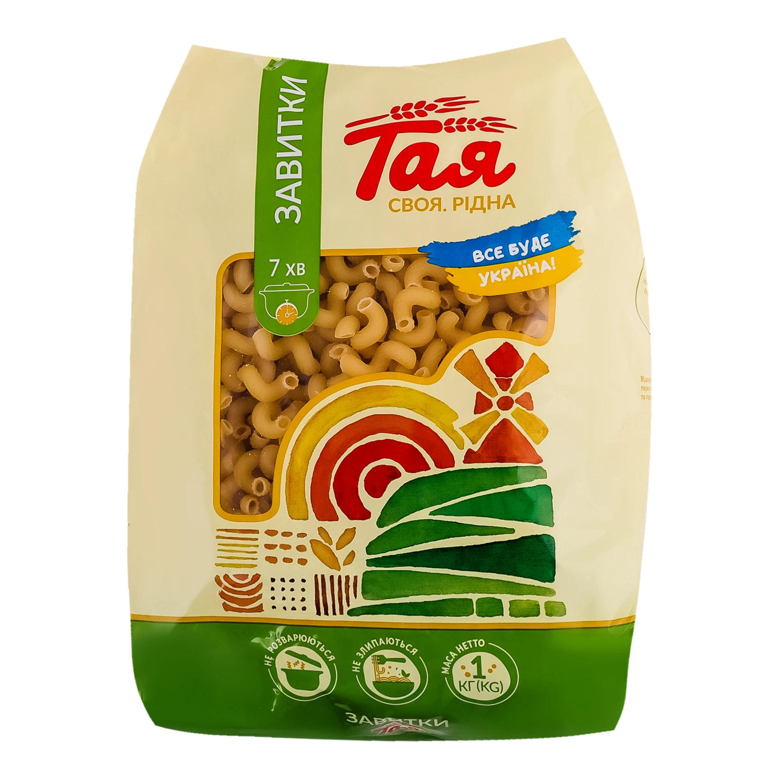 Макаронні вироби Тая Завитки 1кг Фото №:1
