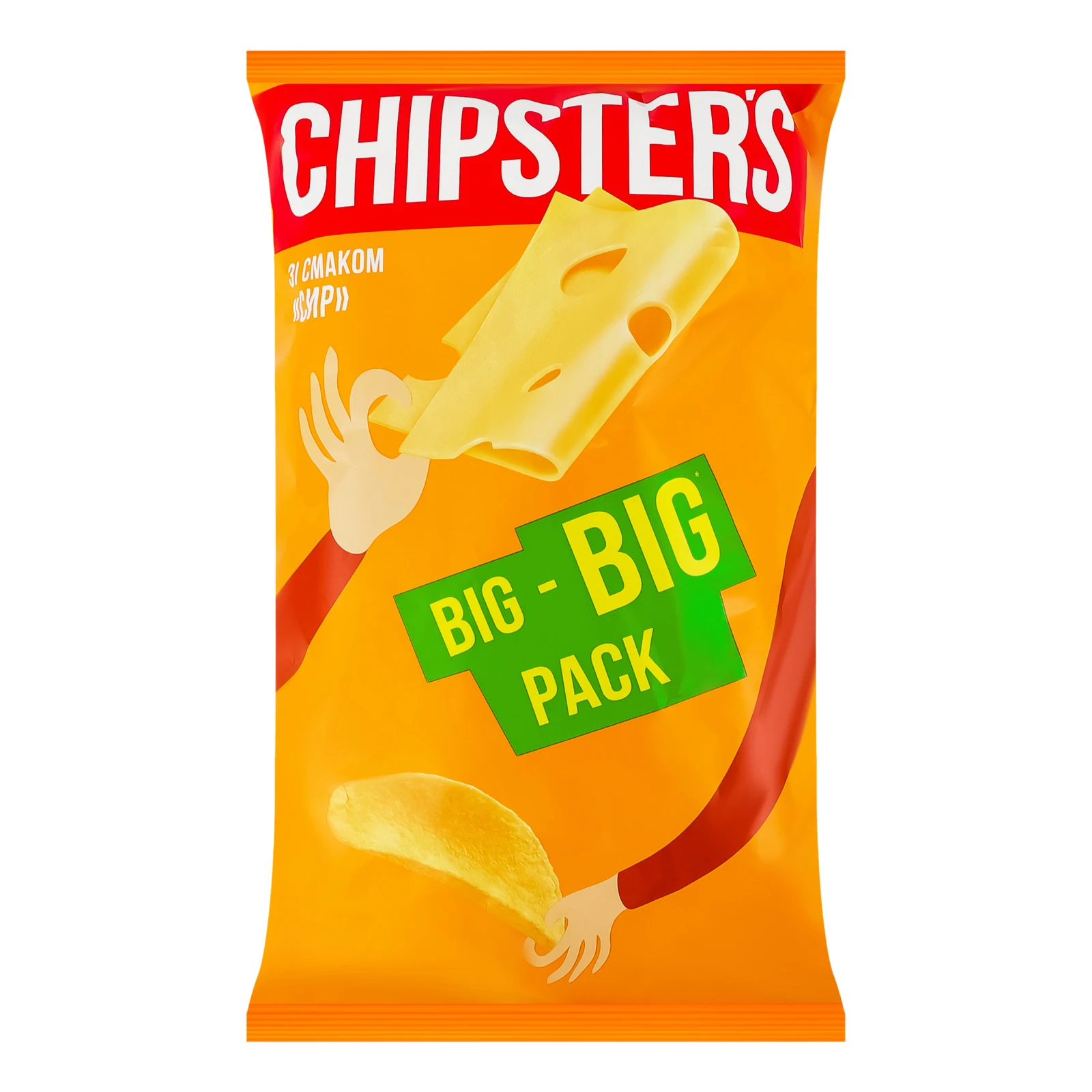 Чипси Chipster's Сир картопляні 170г Фото №:1