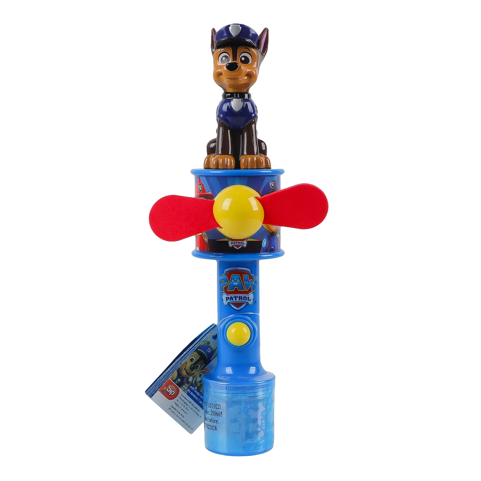 Набір іграшка+цукерки BIP Holland Cool Fan Paw patrol Пропелер ручний 6г Фото №:1